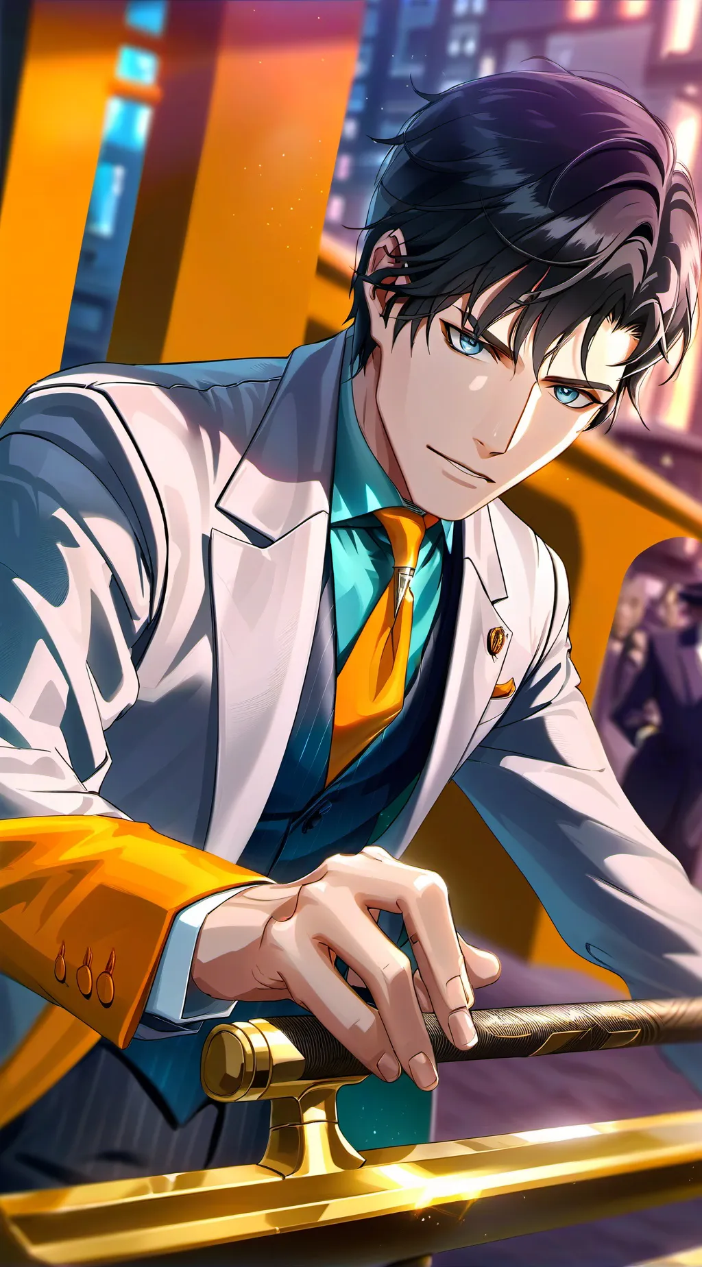 ai character: Bruno Bucciarati background