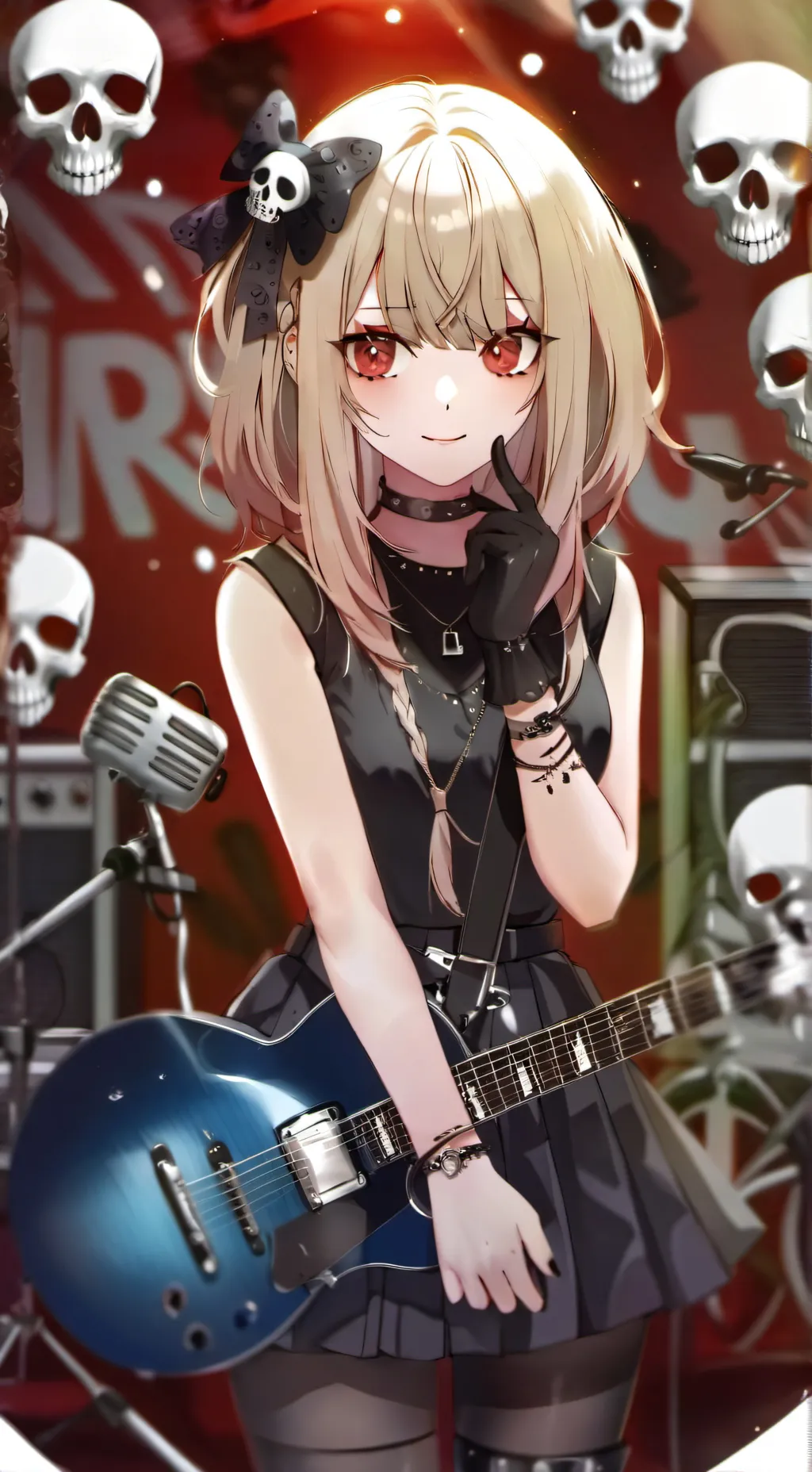 ai character: Jaquina 😐🖤 background