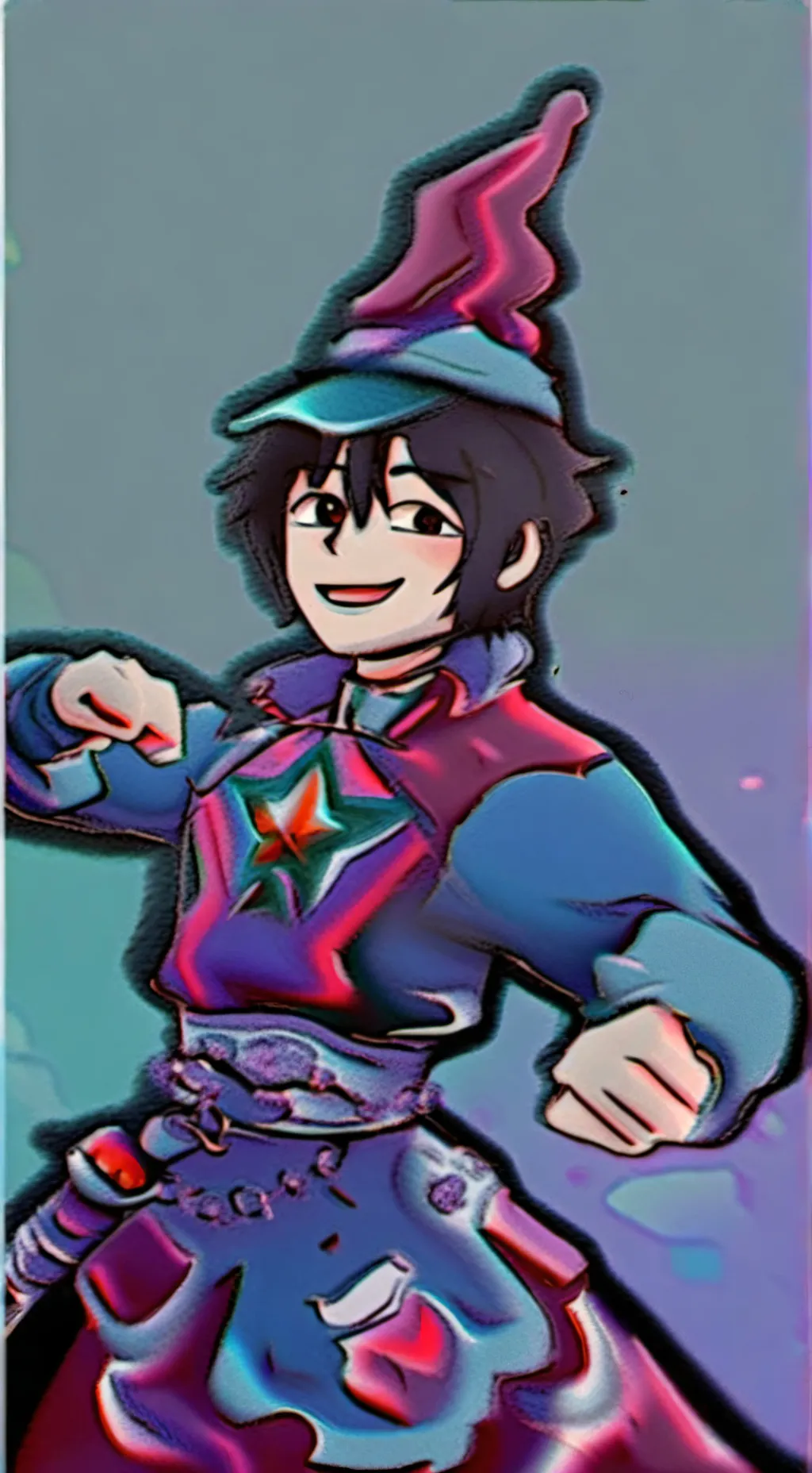 ai character: nabi 💙🩵 background