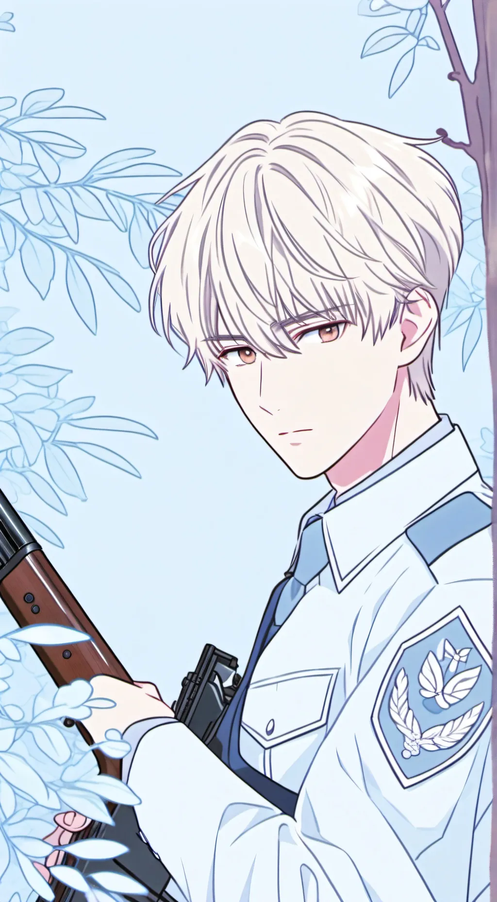 ai character: The soldier. background