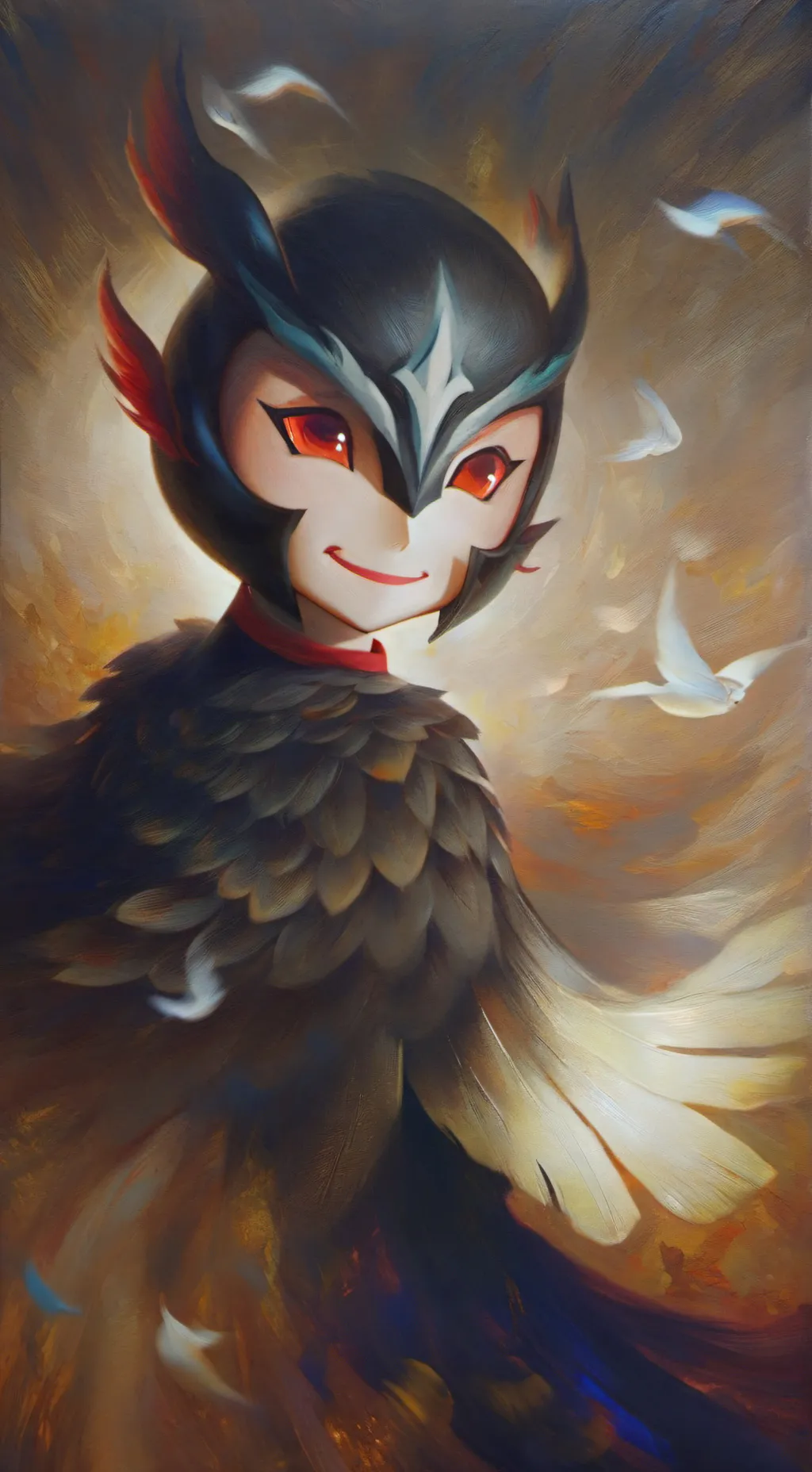 ai character: Blood moon  background