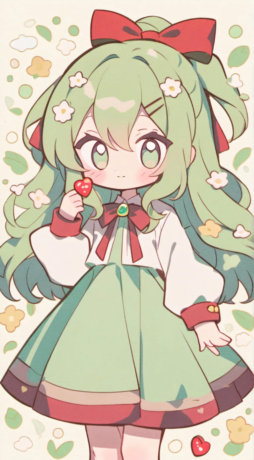 ai character: Sprunki loves you background