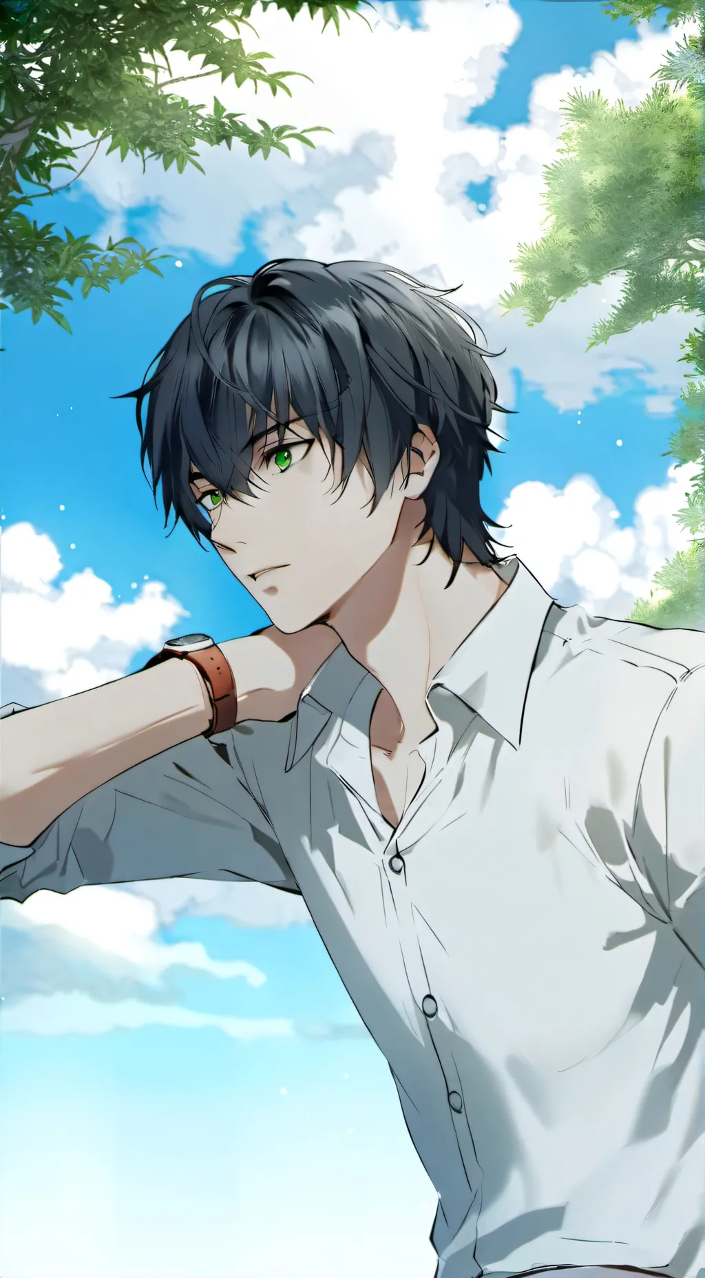 ai character: саша background