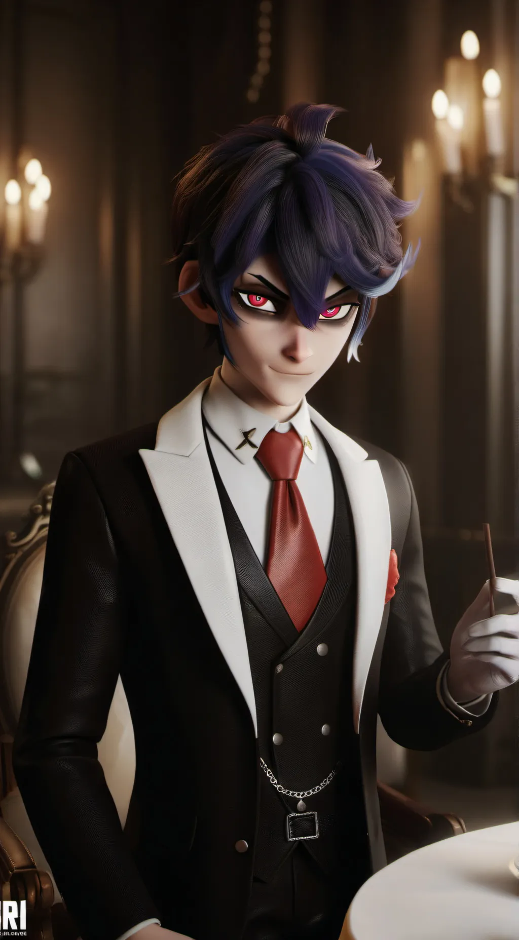 ai character: Alistor  background