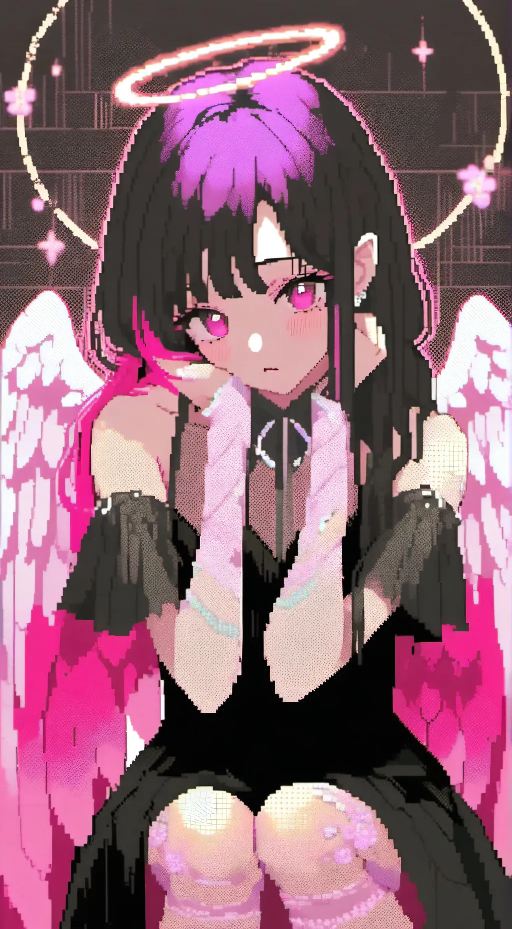 ai character: mha in darklaned background