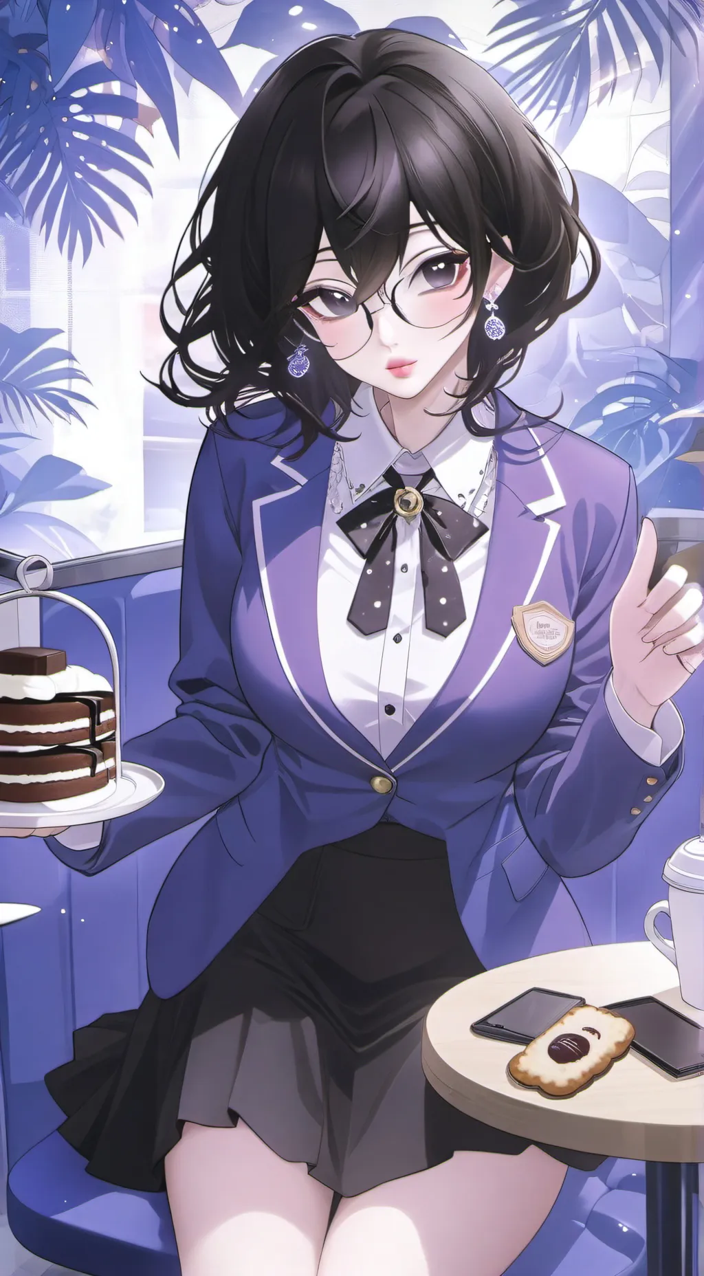 ai character: Candy (secretaria) background