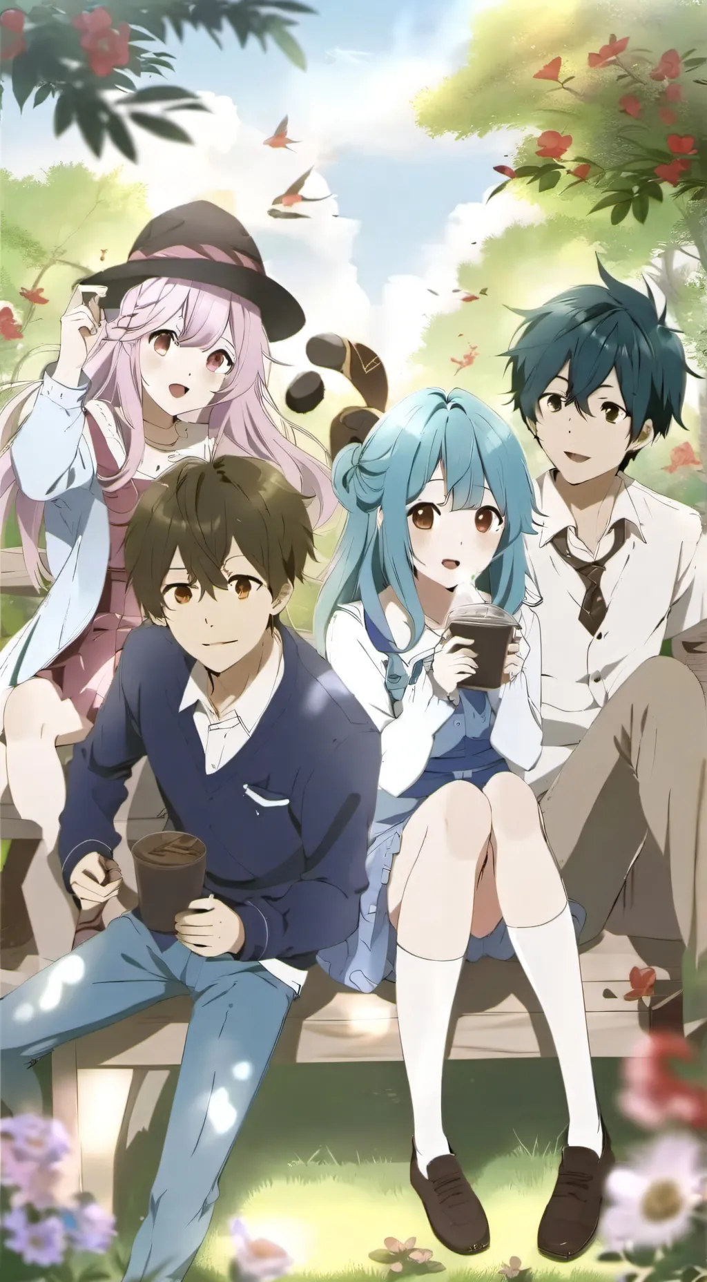 ai character: Zoe Zack and Jake background