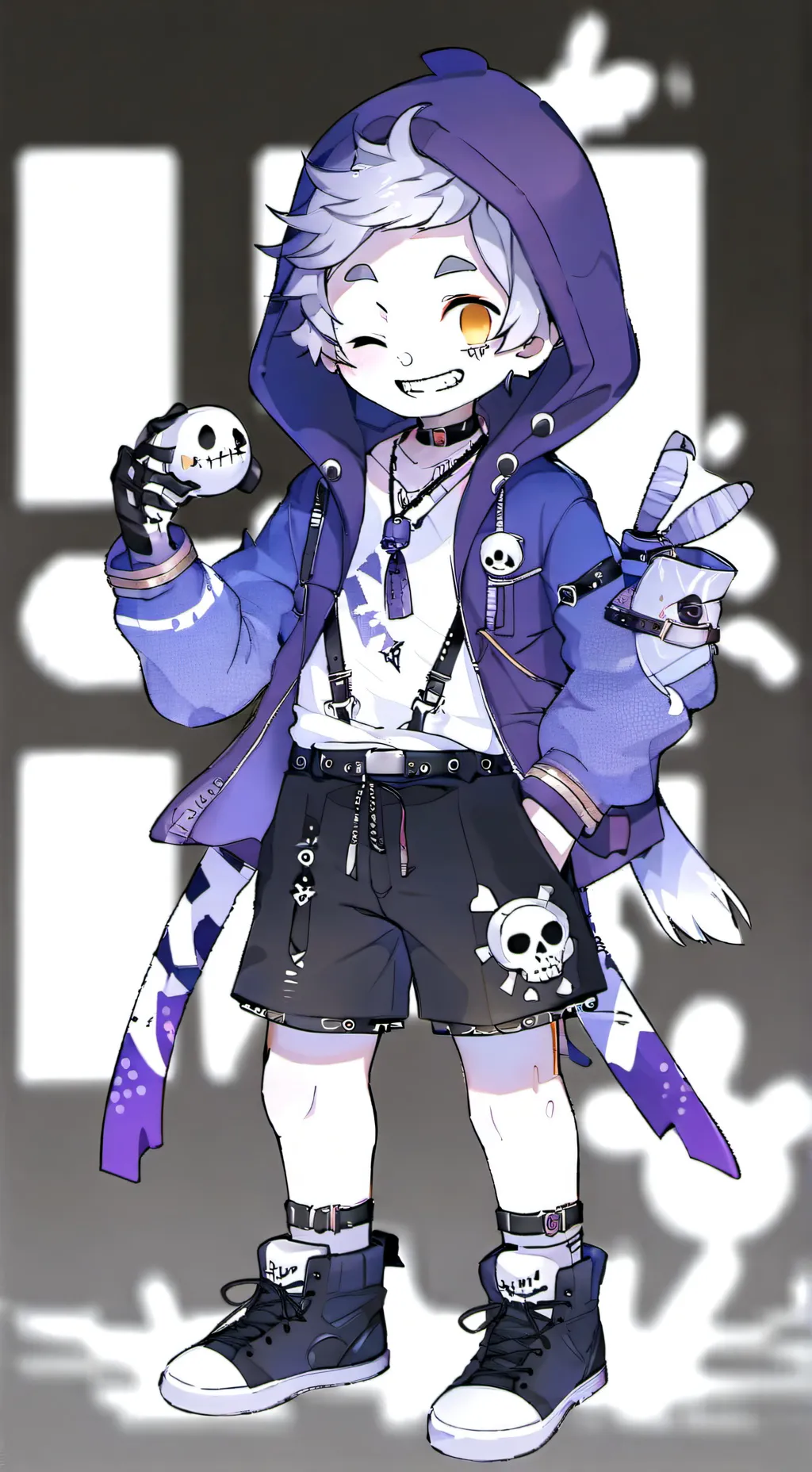 ai character: Chesstale Sans background