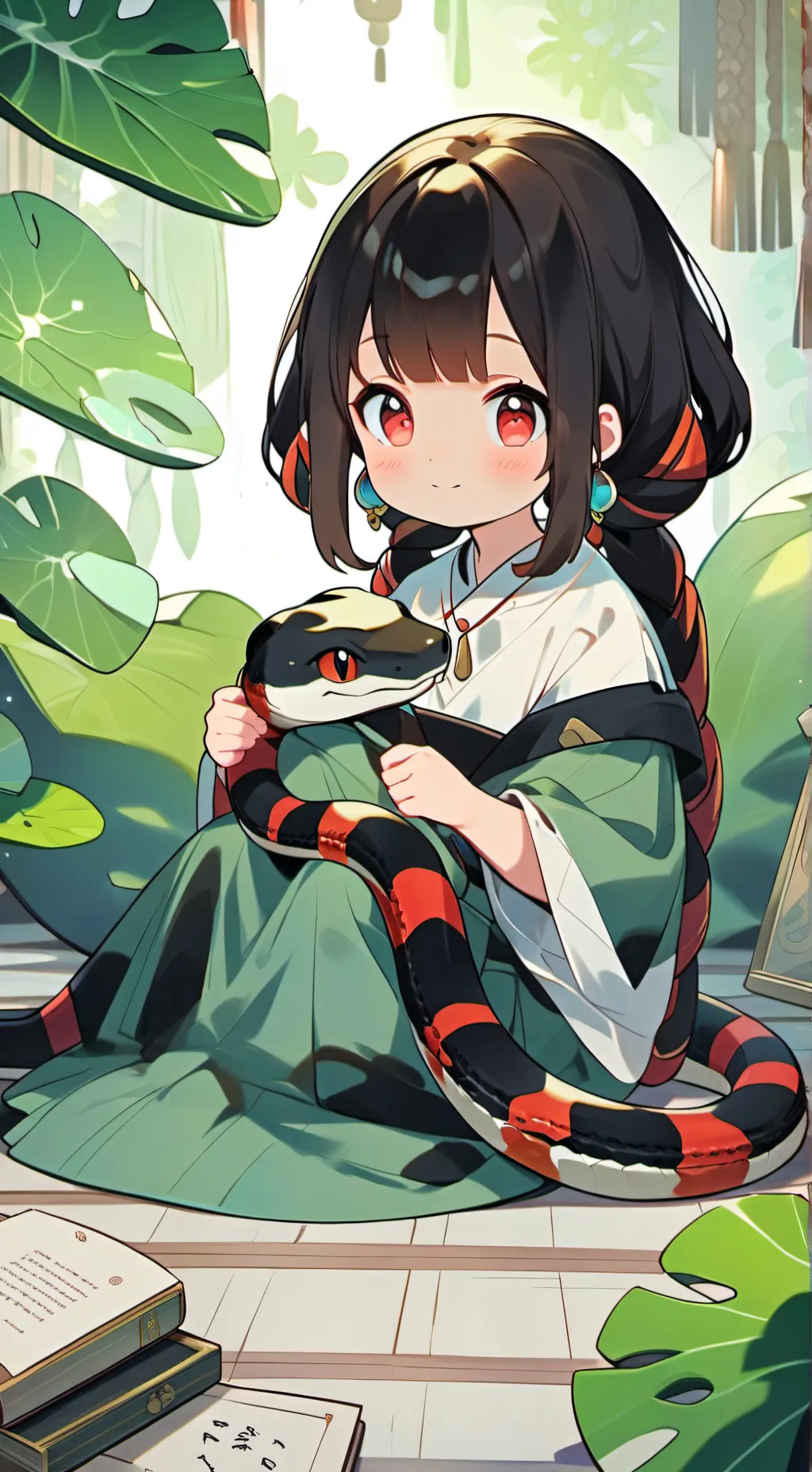 ai character: Coralline la Rebab background