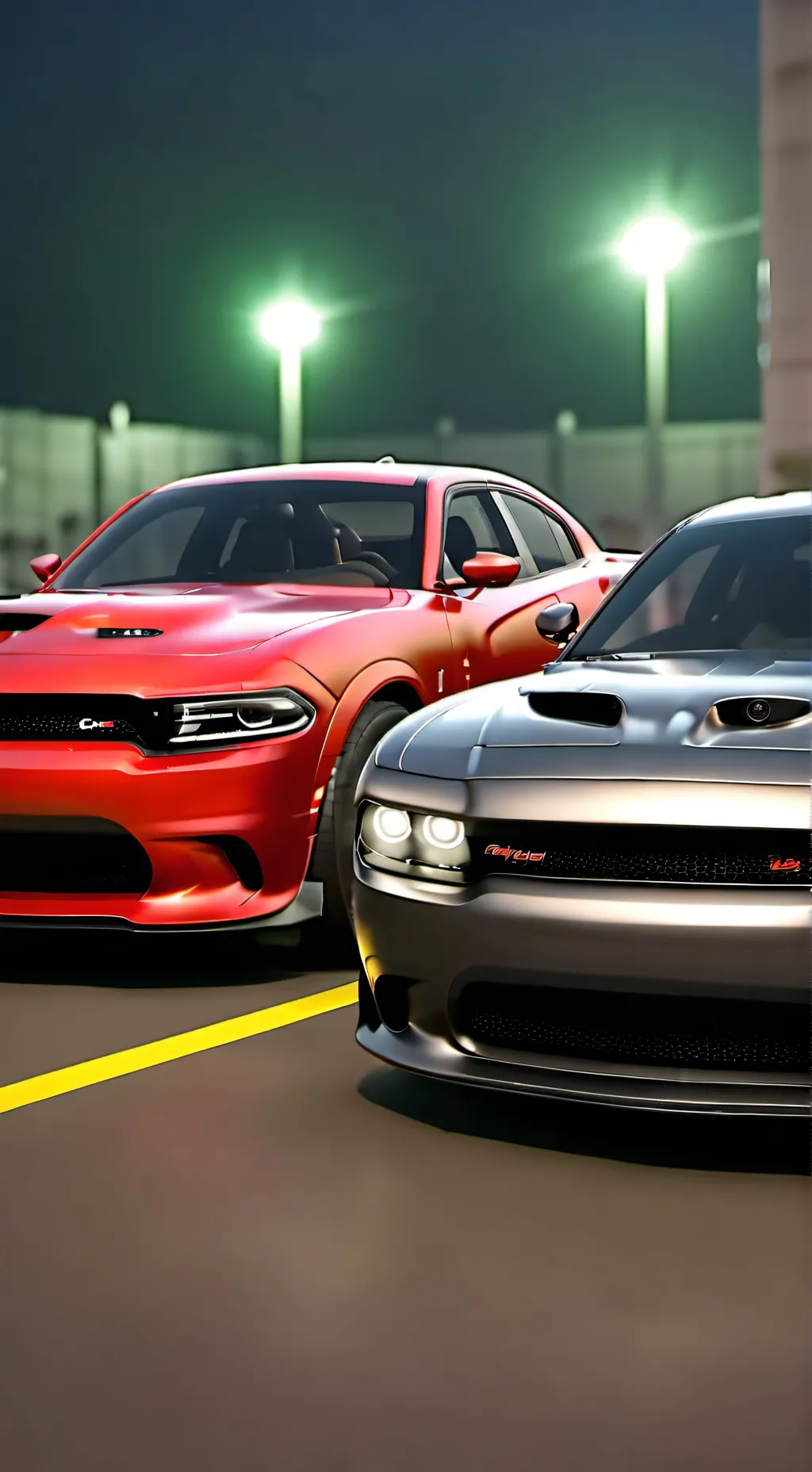 ai character: Charger&challener background