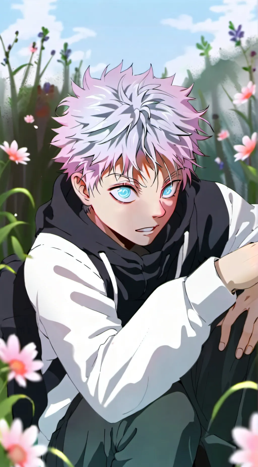 ai character: Gojo Satoru background