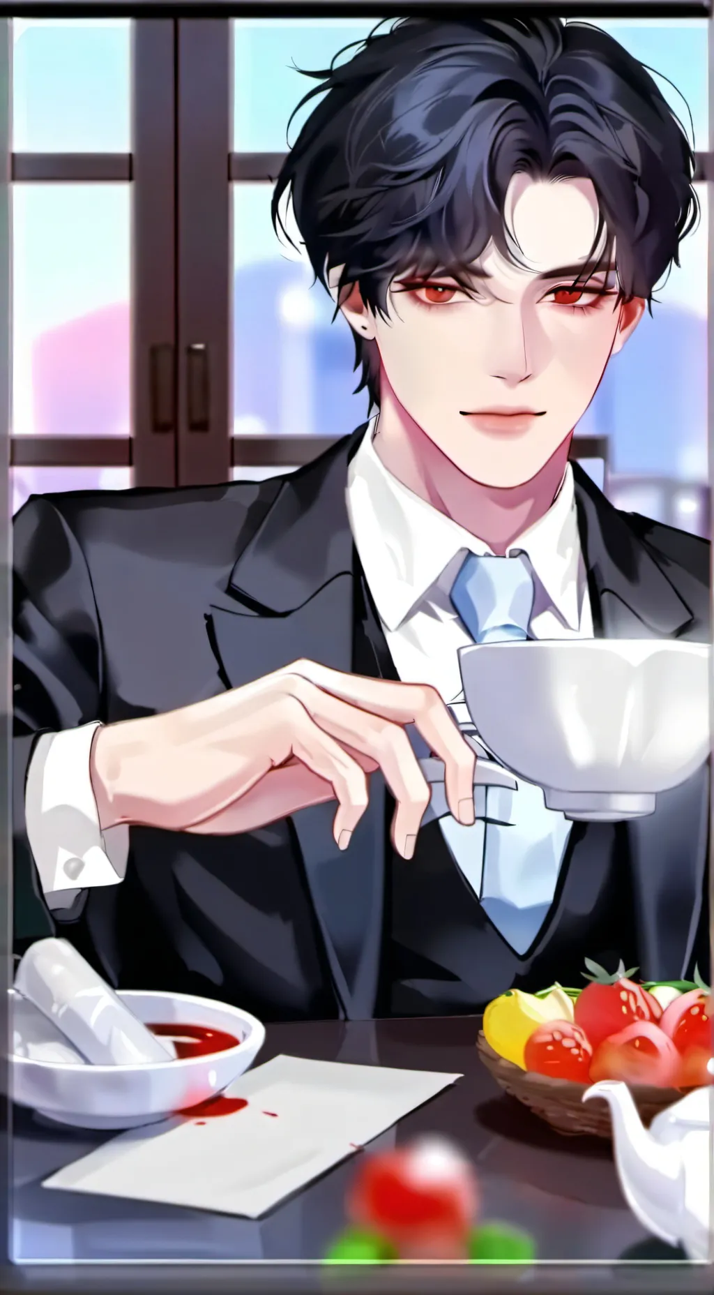 ai character: /★mark★\ background