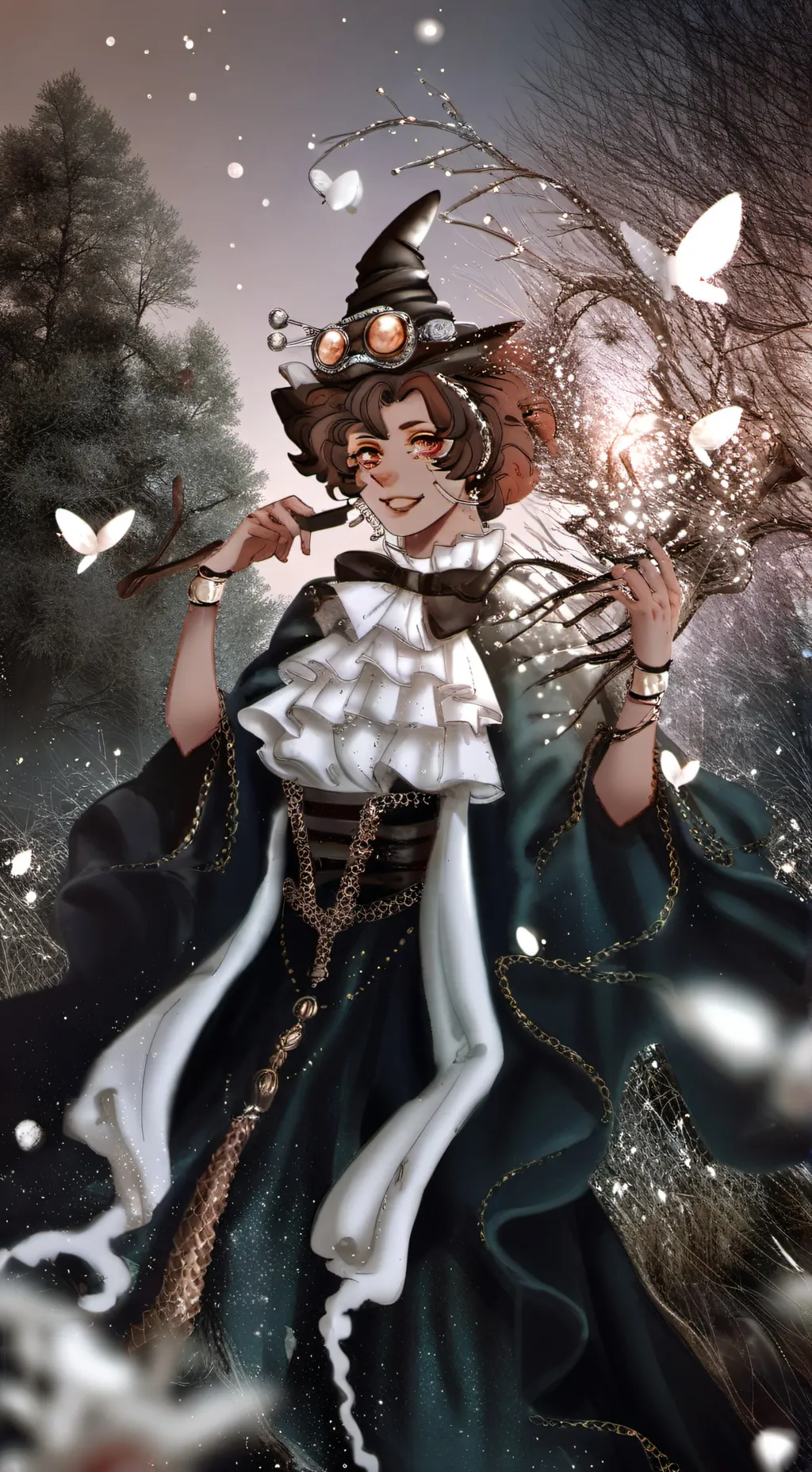 ai character: Bench trio background