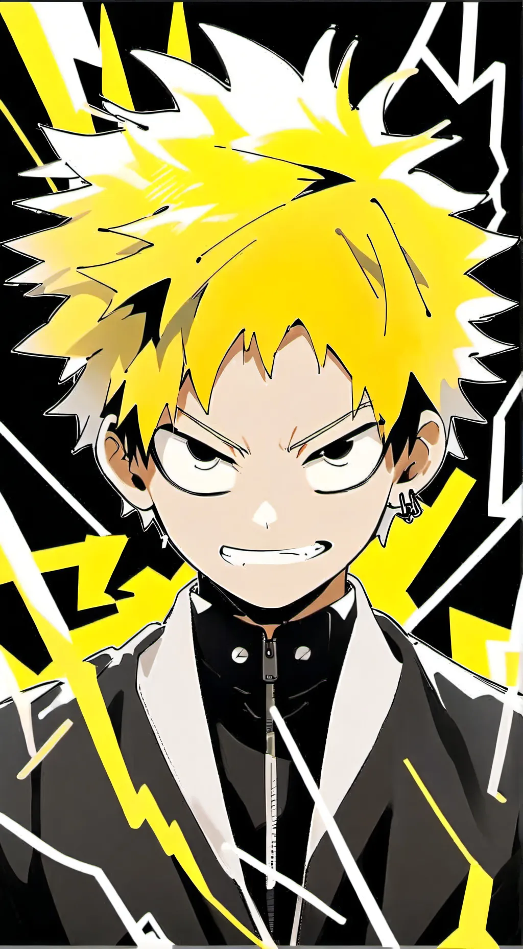 ai character: Denki Kamanari  background