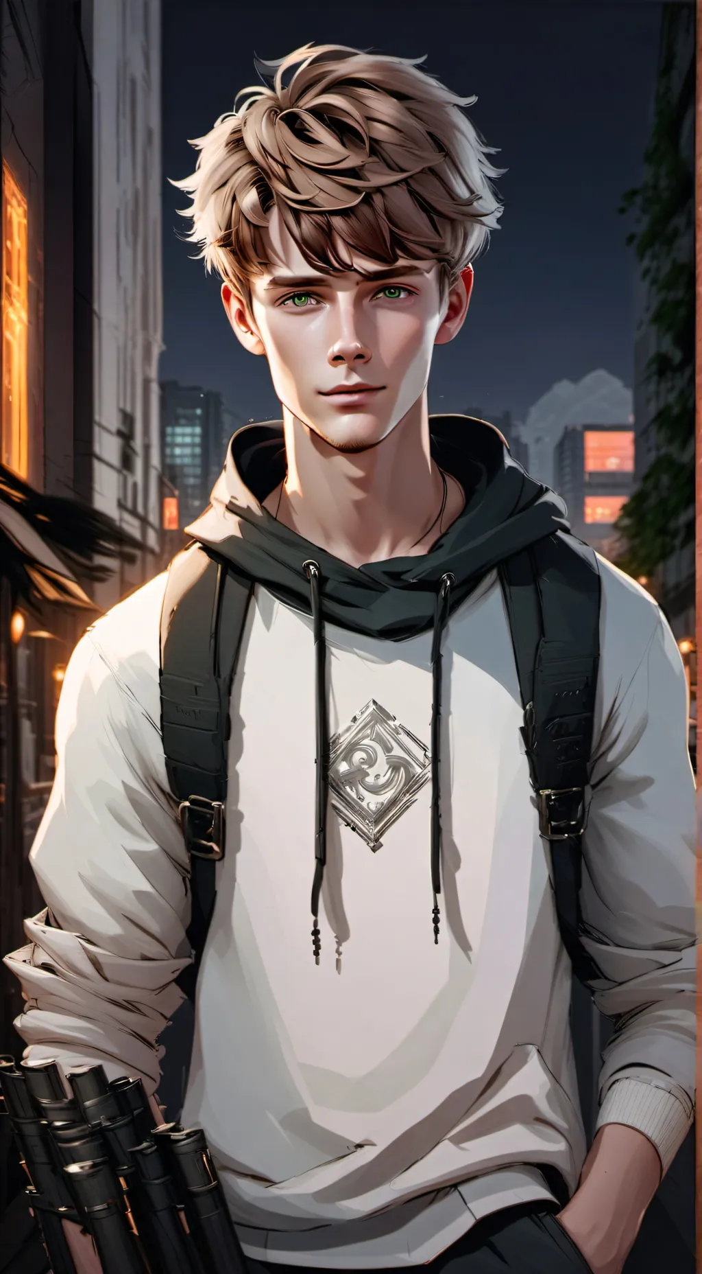 ai character: Damien background
