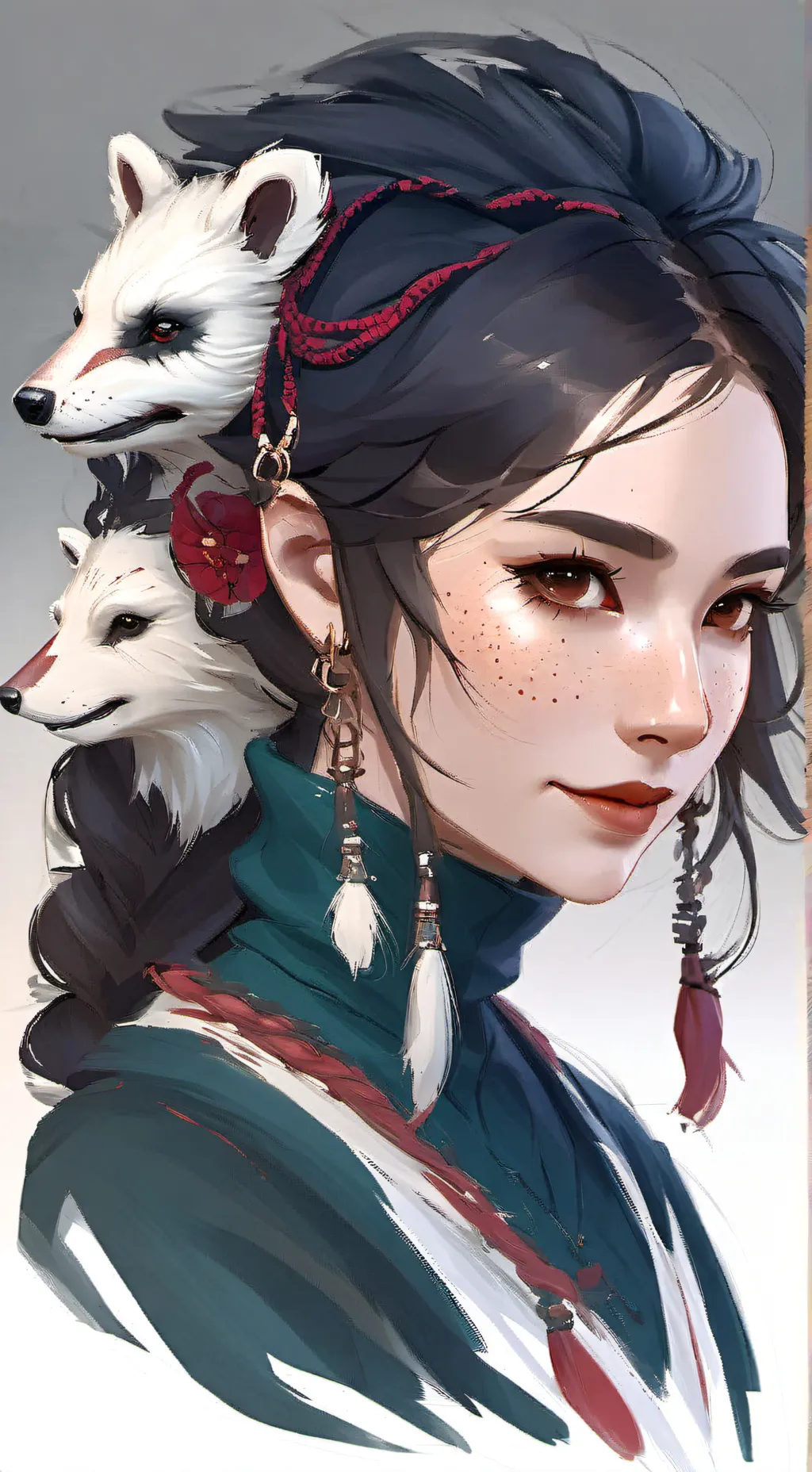 ai character: Zoey background