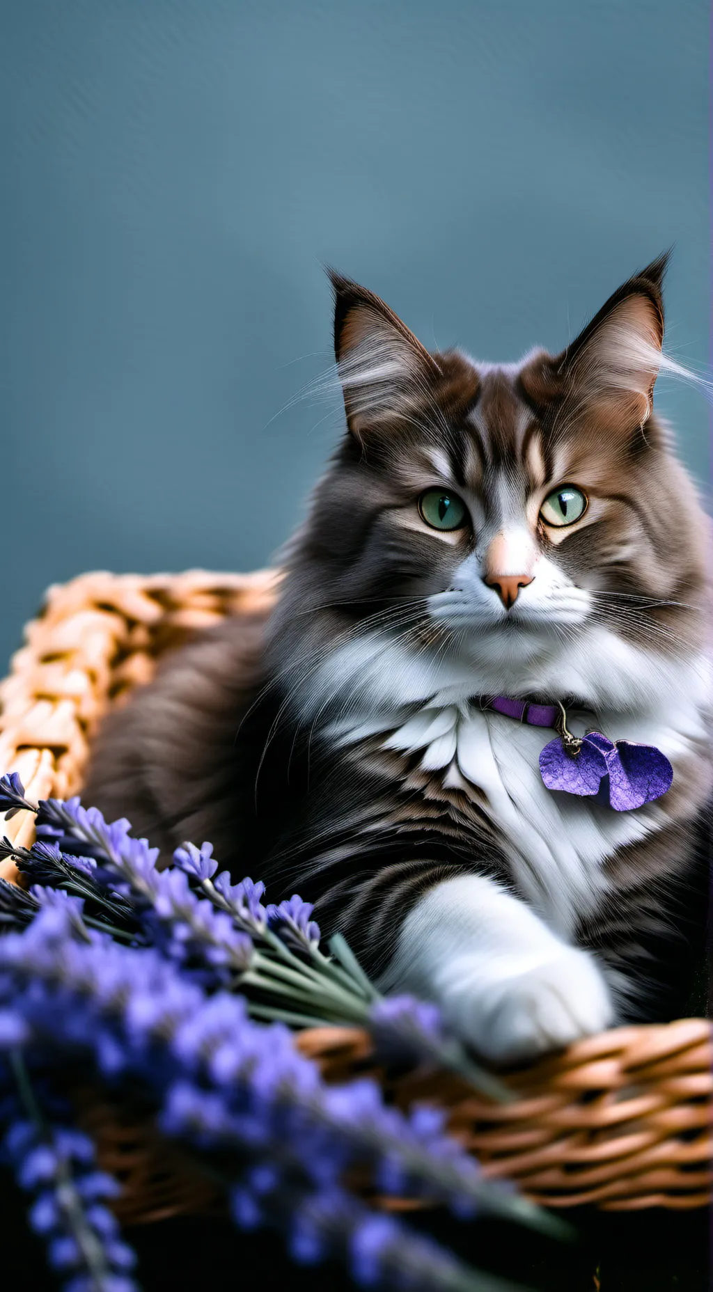 ai character: Cookie the Cat background