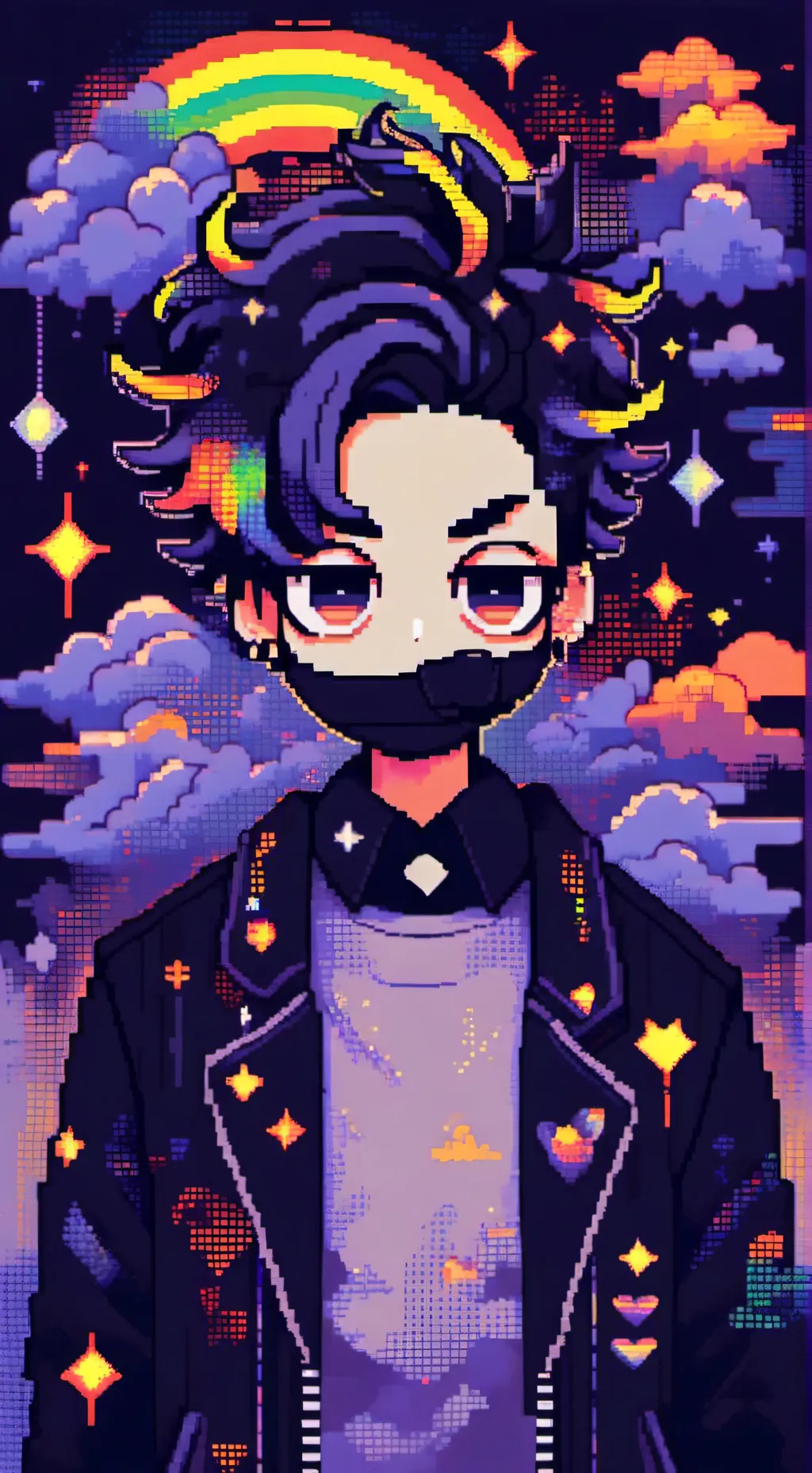 ai character: Human dandy background