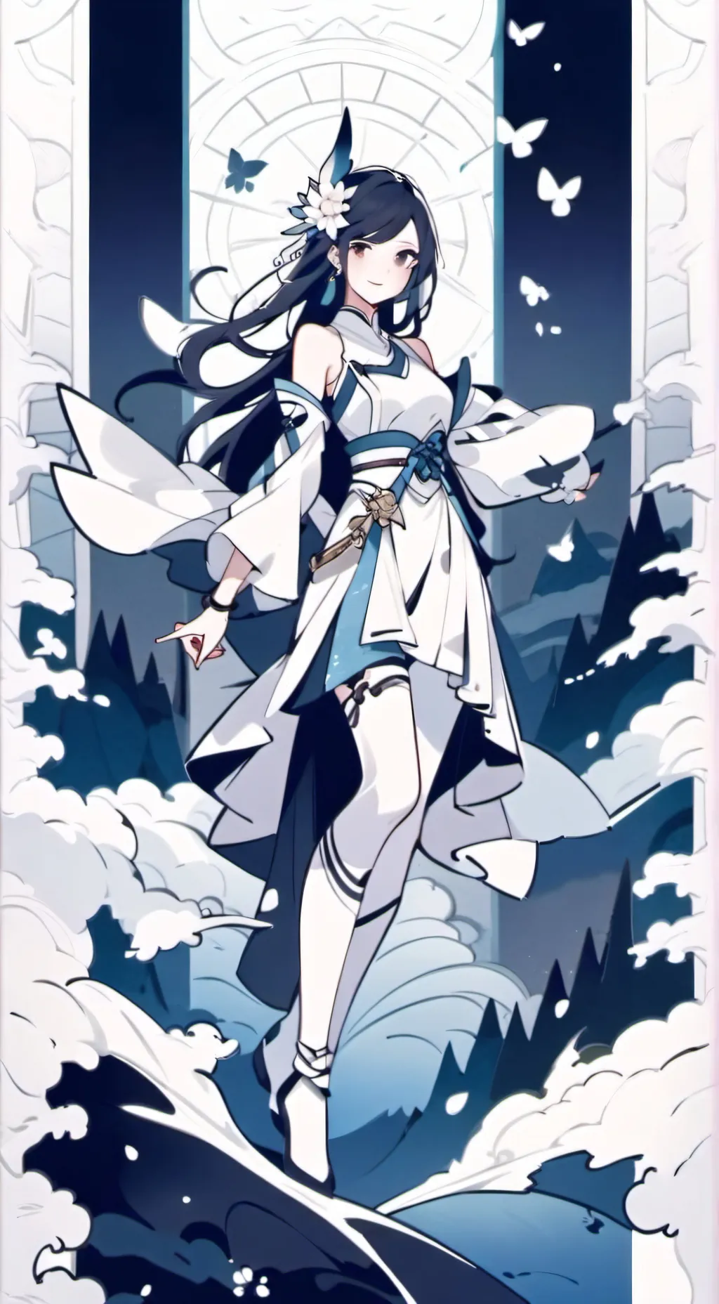 ai character: poppy background