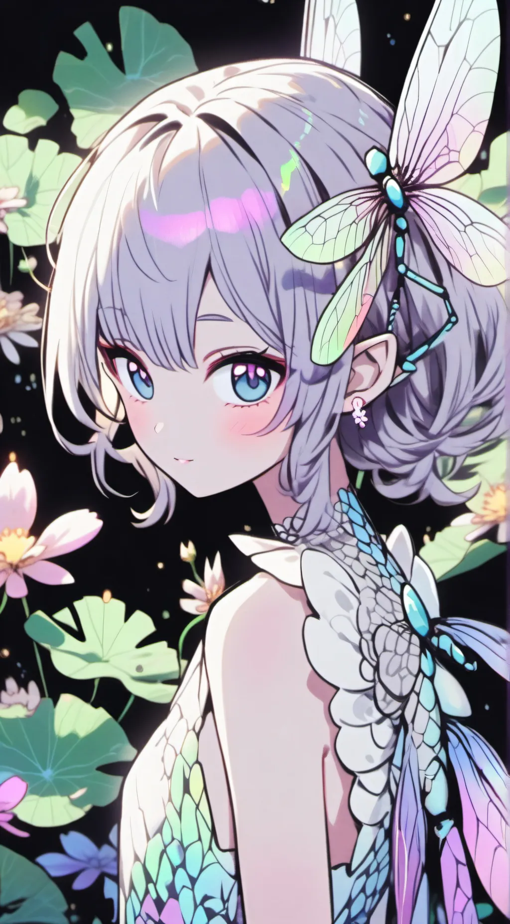 ai character: Ella the Iridescent Spirit background