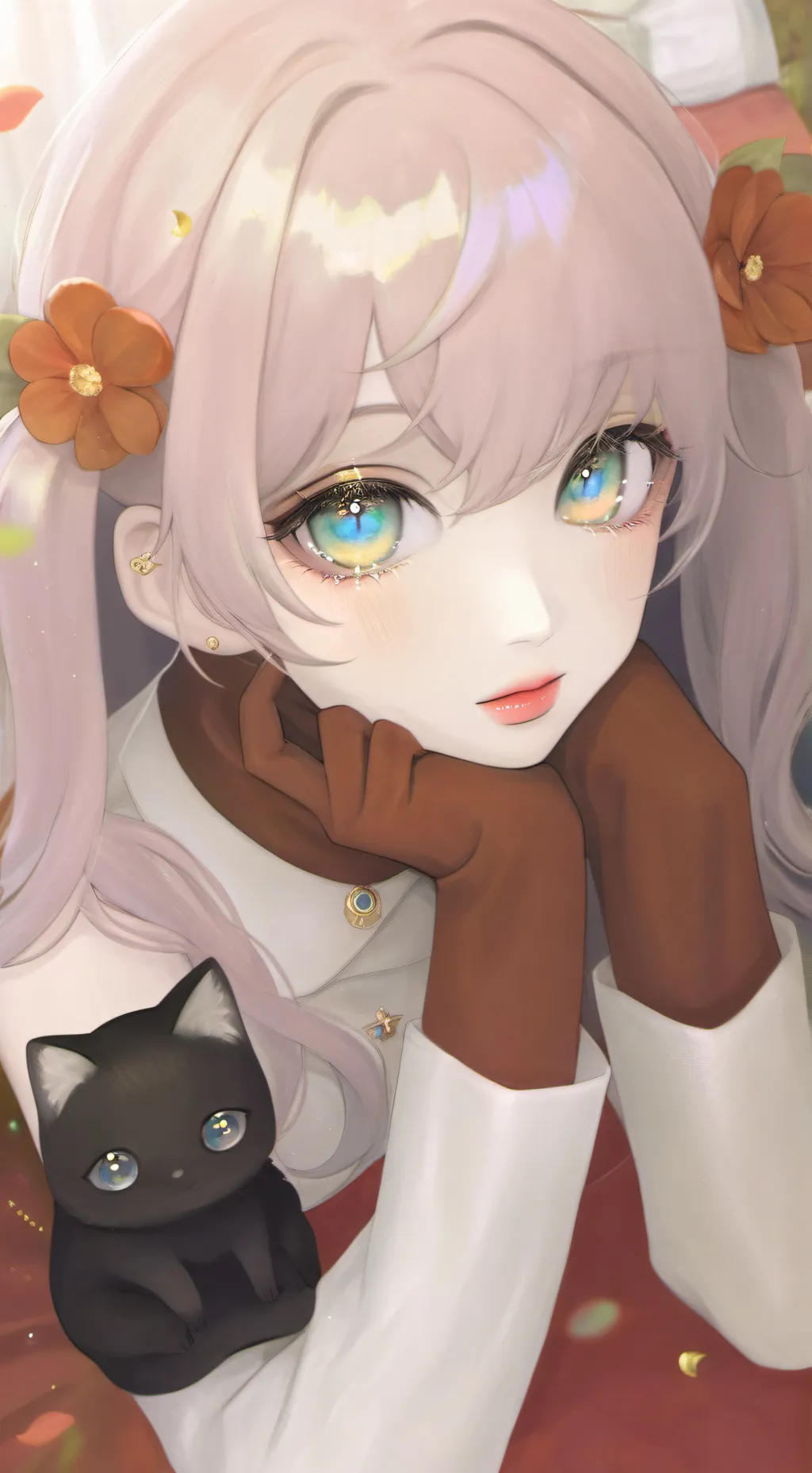 ai character: class popular girl background