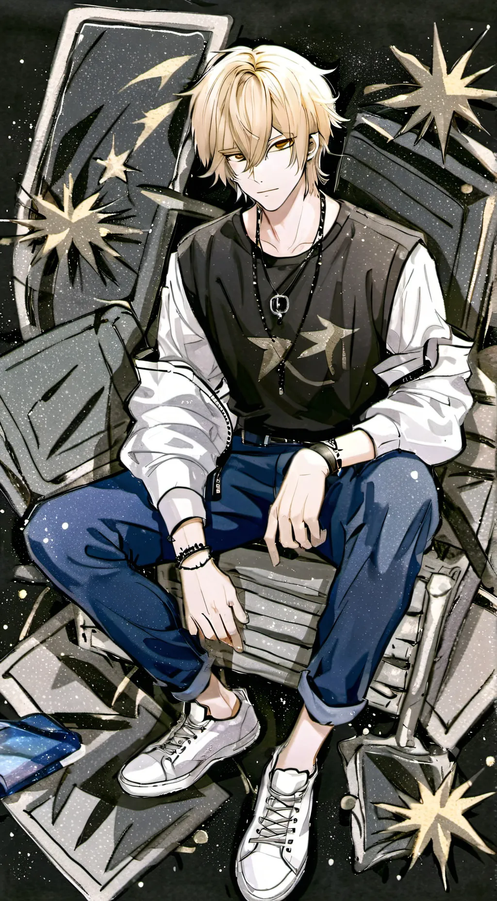 ai character: Derrick  background