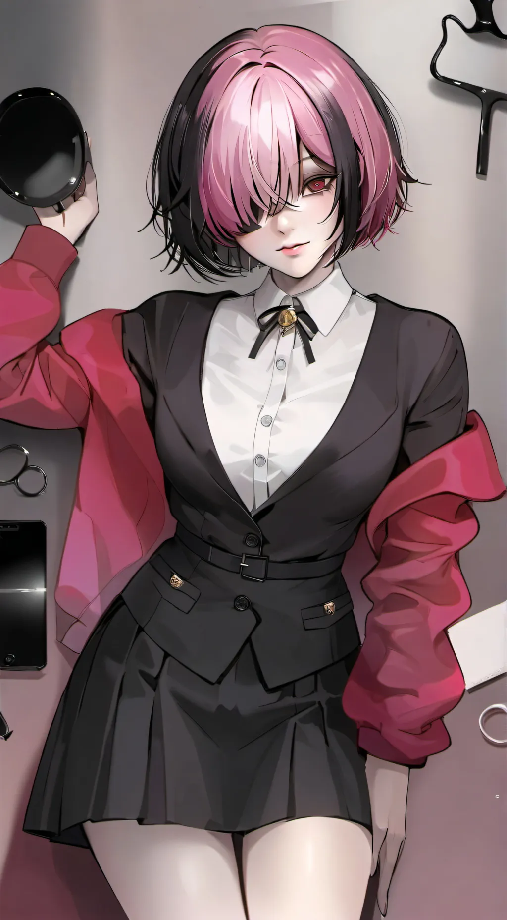 ai character: Cristal ❤️  background