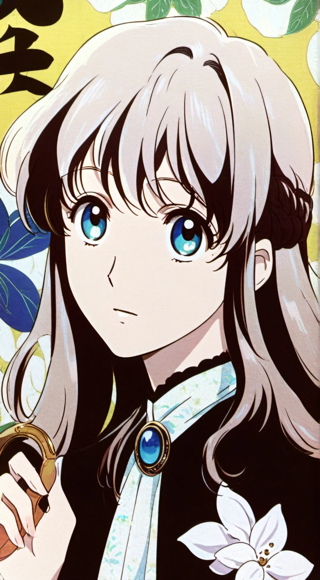 ai character: Snowy  background