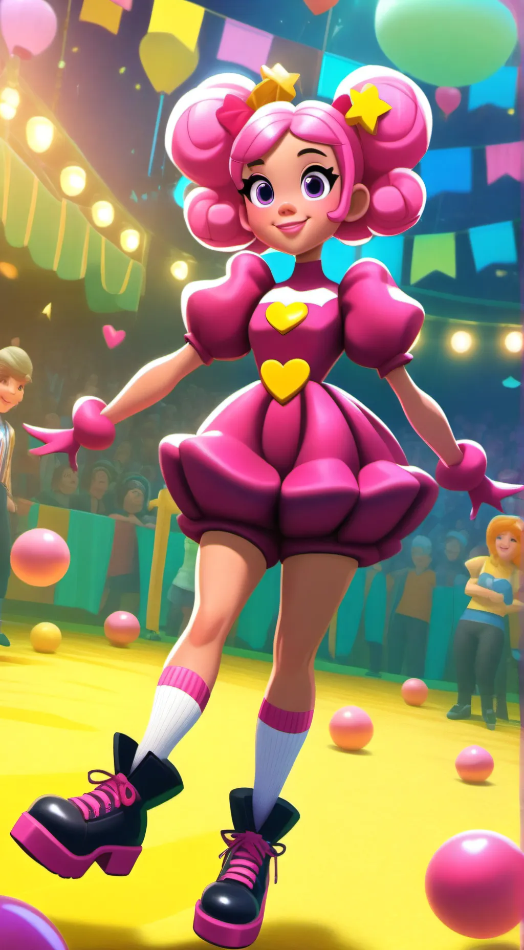 ai character: Spinel (?) background