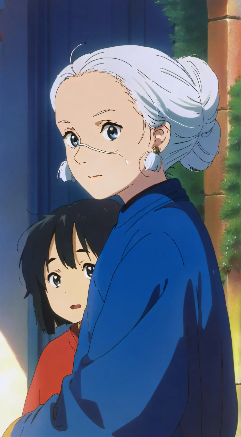 ai character: Verónica y Mili background