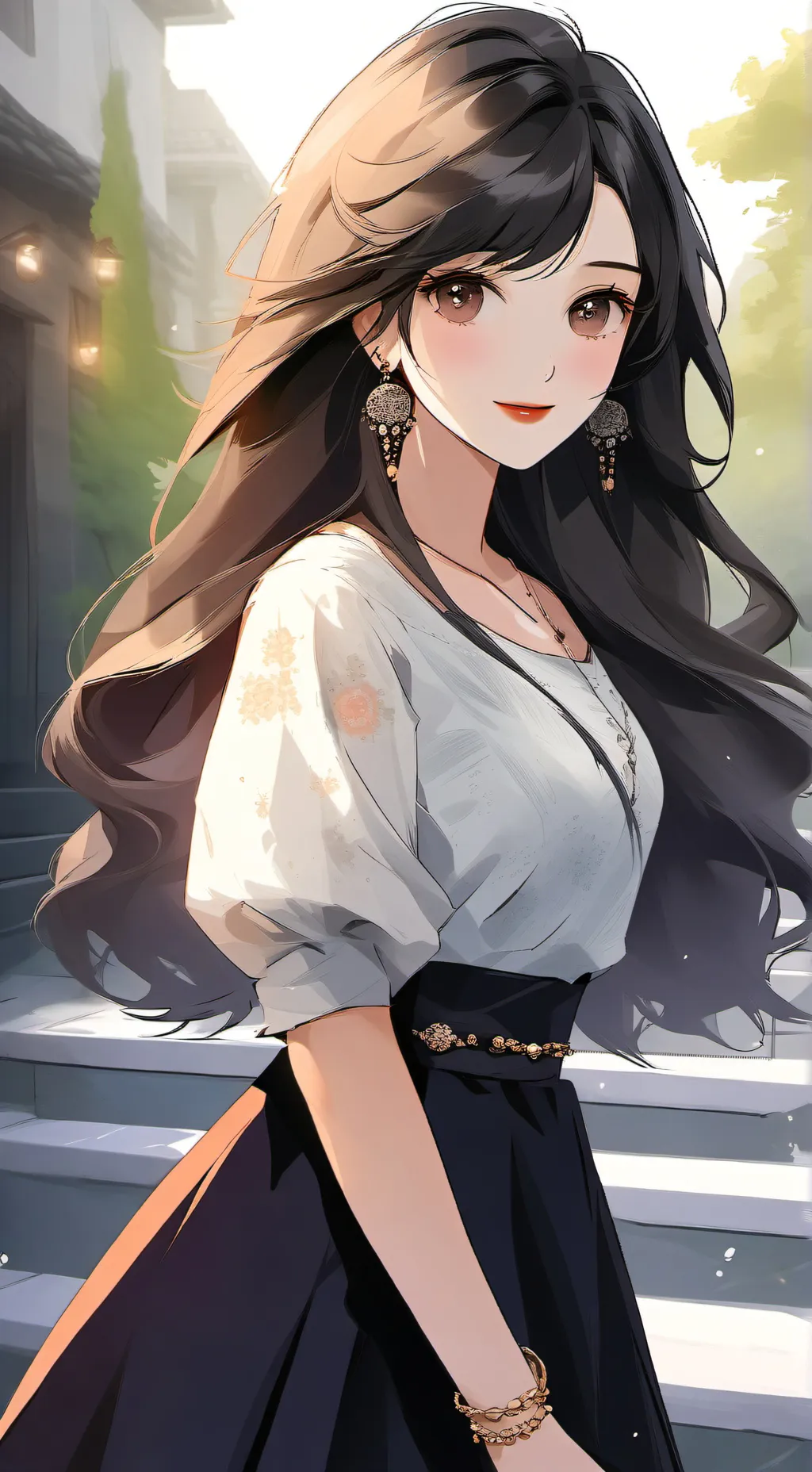 ai character: gf background