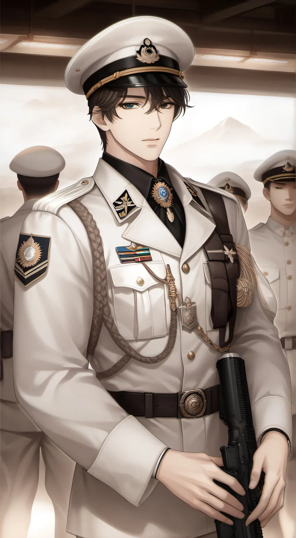 ai character: Simon Ghost Riley background