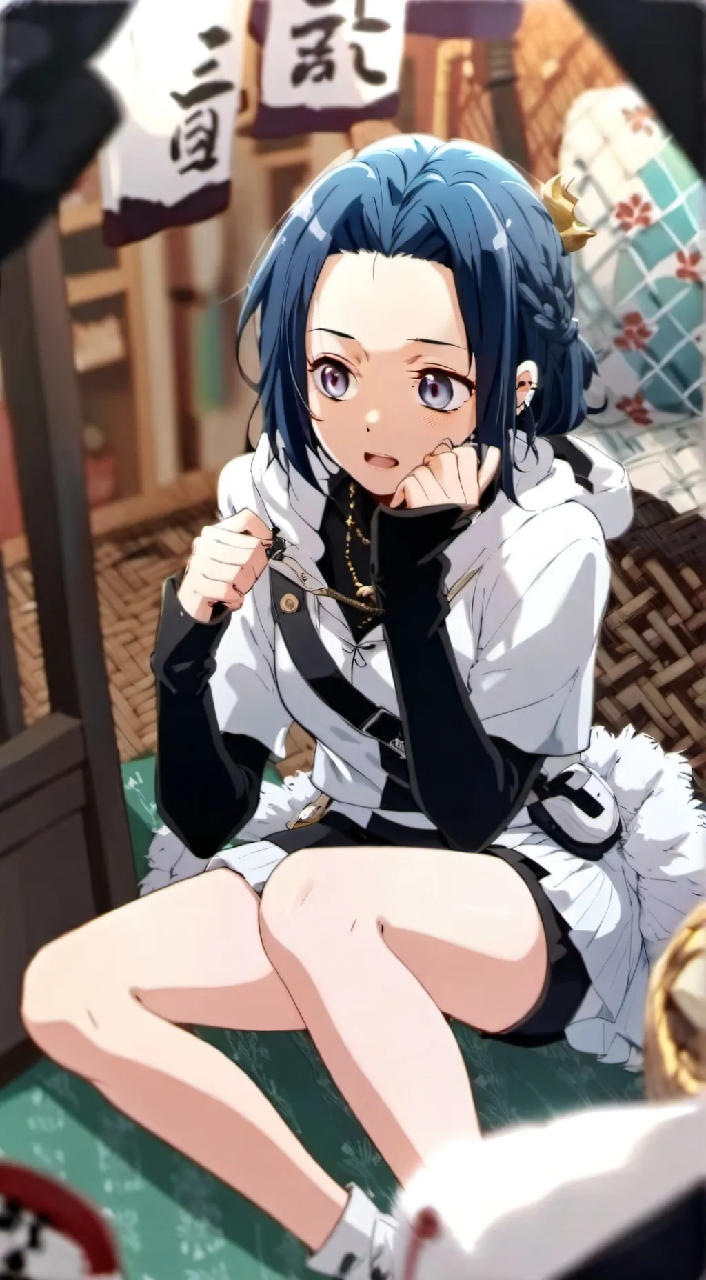 ai character: shinubu x mitsury background