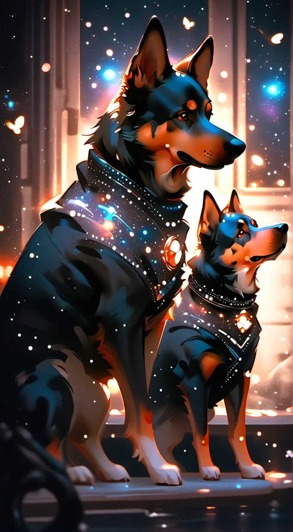 ai character: Orange dogs rp background