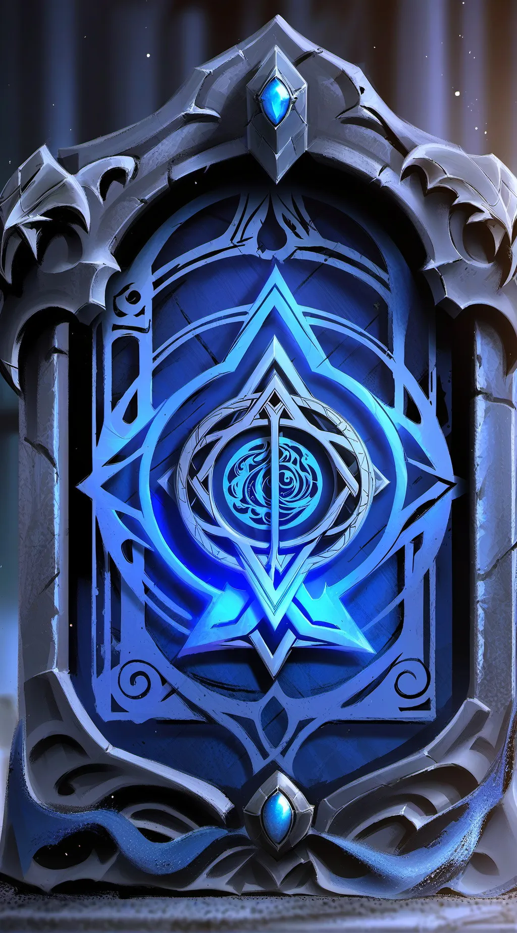 ai character: PORTAL TO HELL background