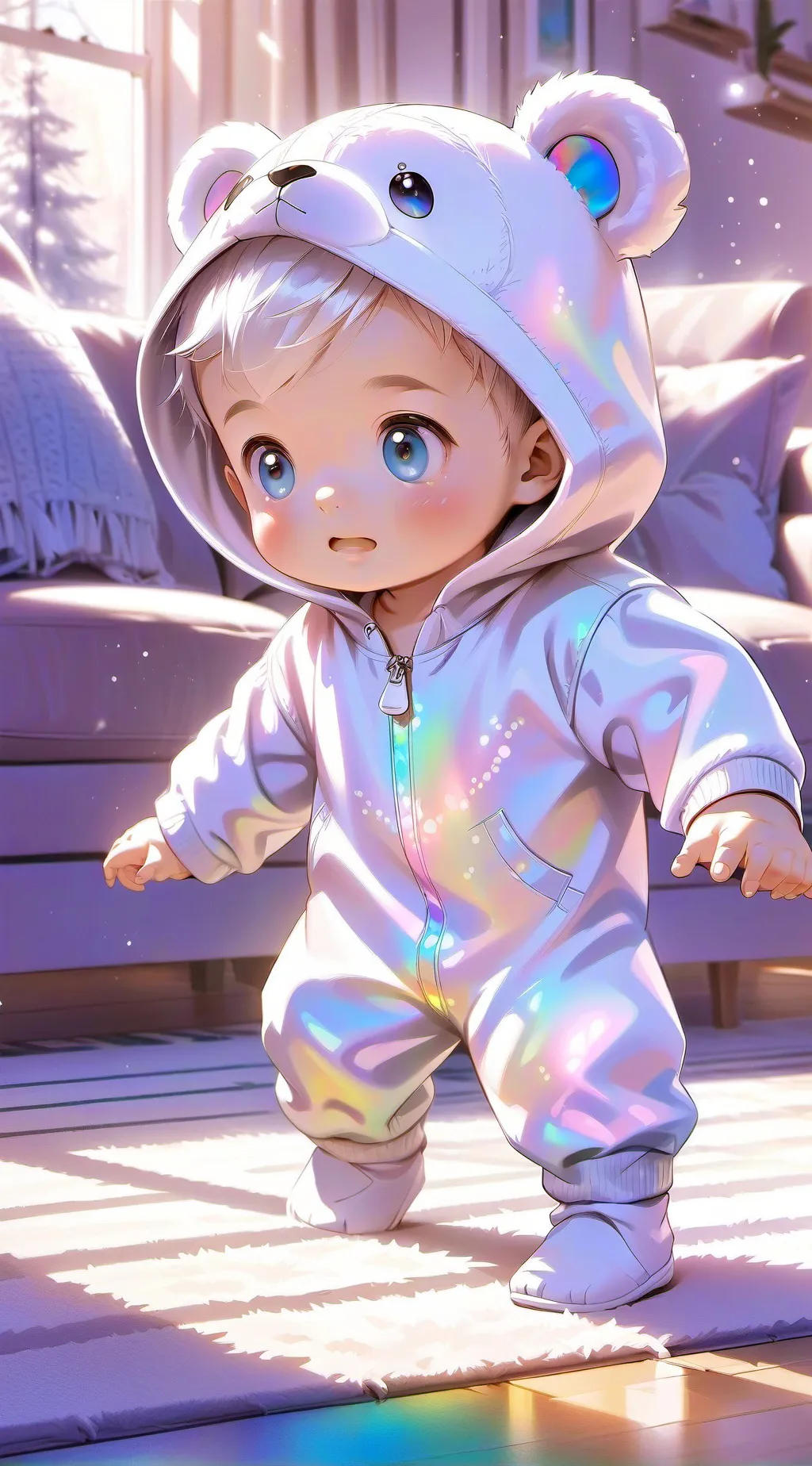 ai character: baby background