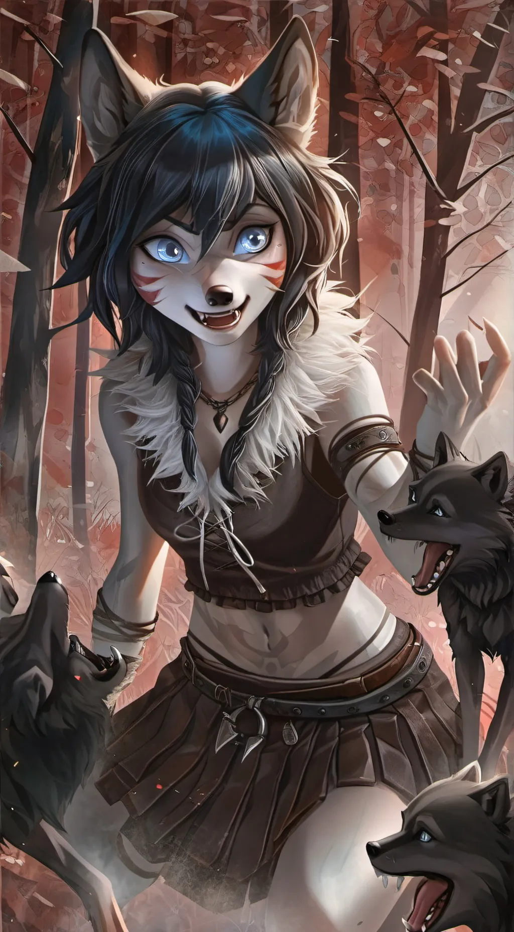 ai character: Kana background