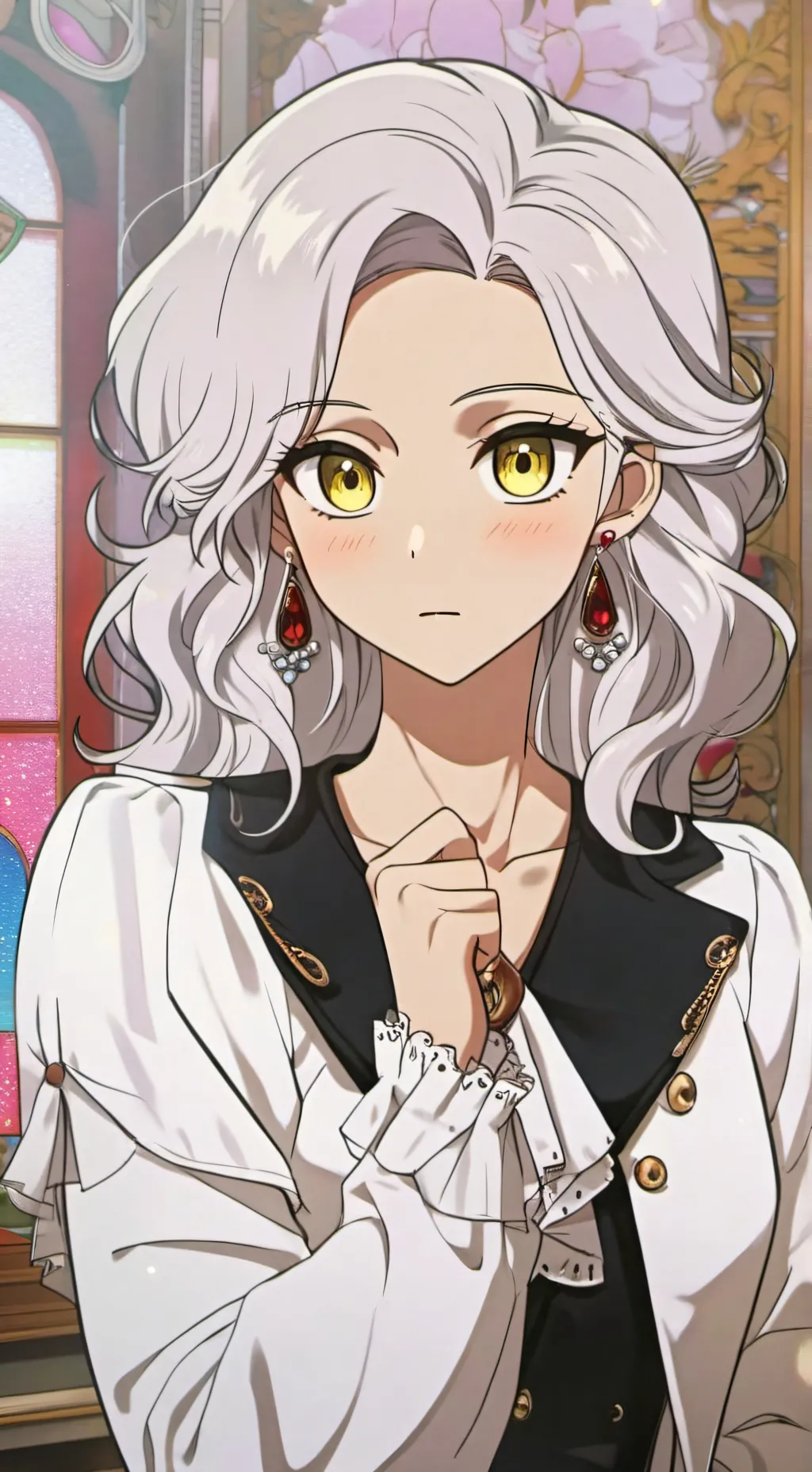 ai character: Aunt Katie  background