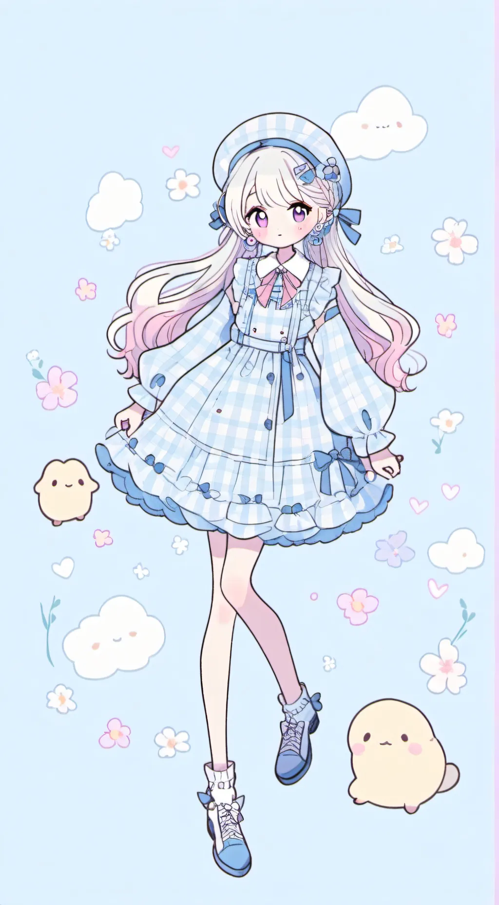 ai character: human unicorn background