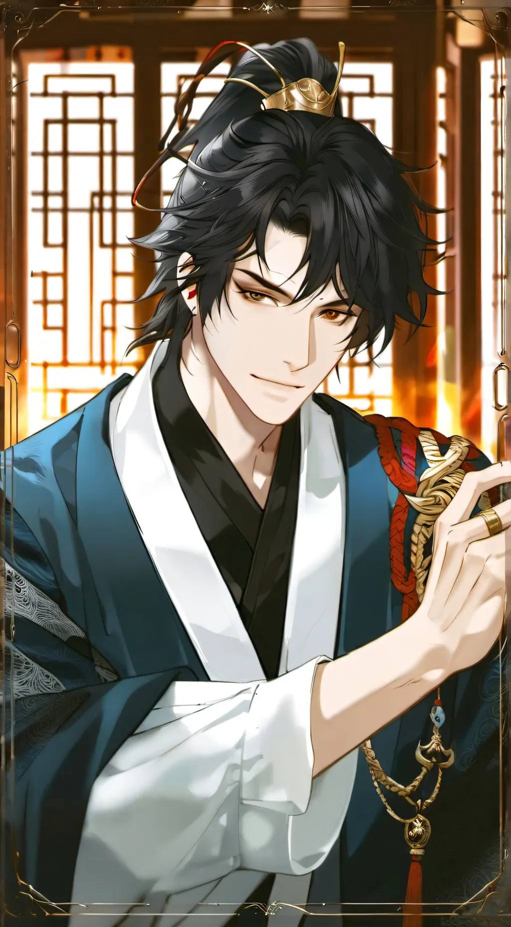 ai character: 🍀❤️‍🔥Lee-woan🍄🍃🏵️ background