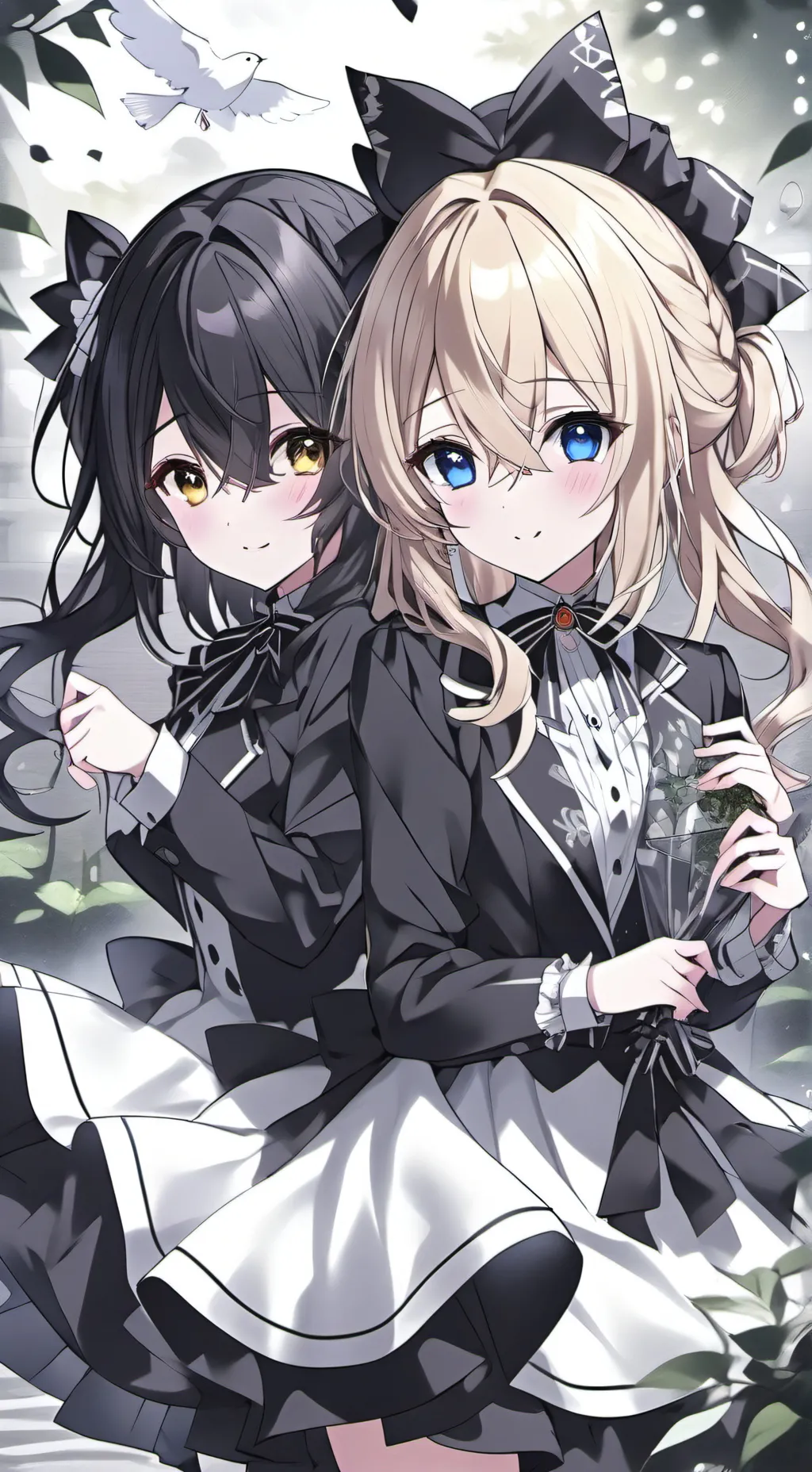 ai character: Nyx and Lucina background