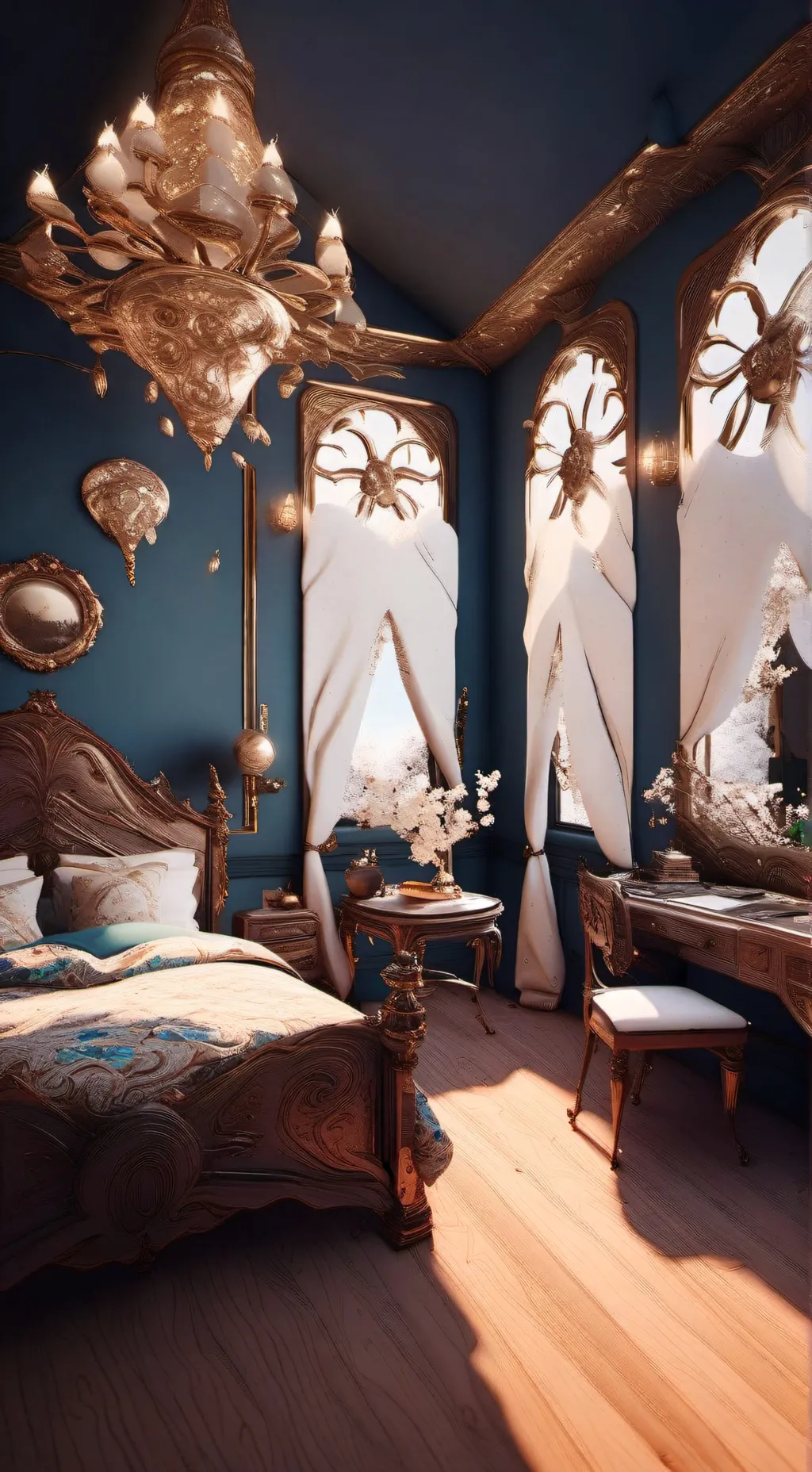 ai character: sleepover background