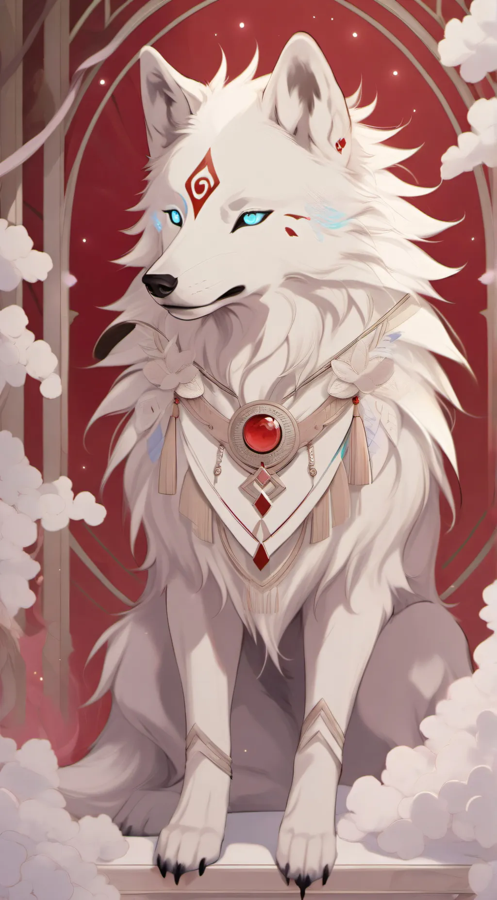 ai character: {~}^heart^{~} background