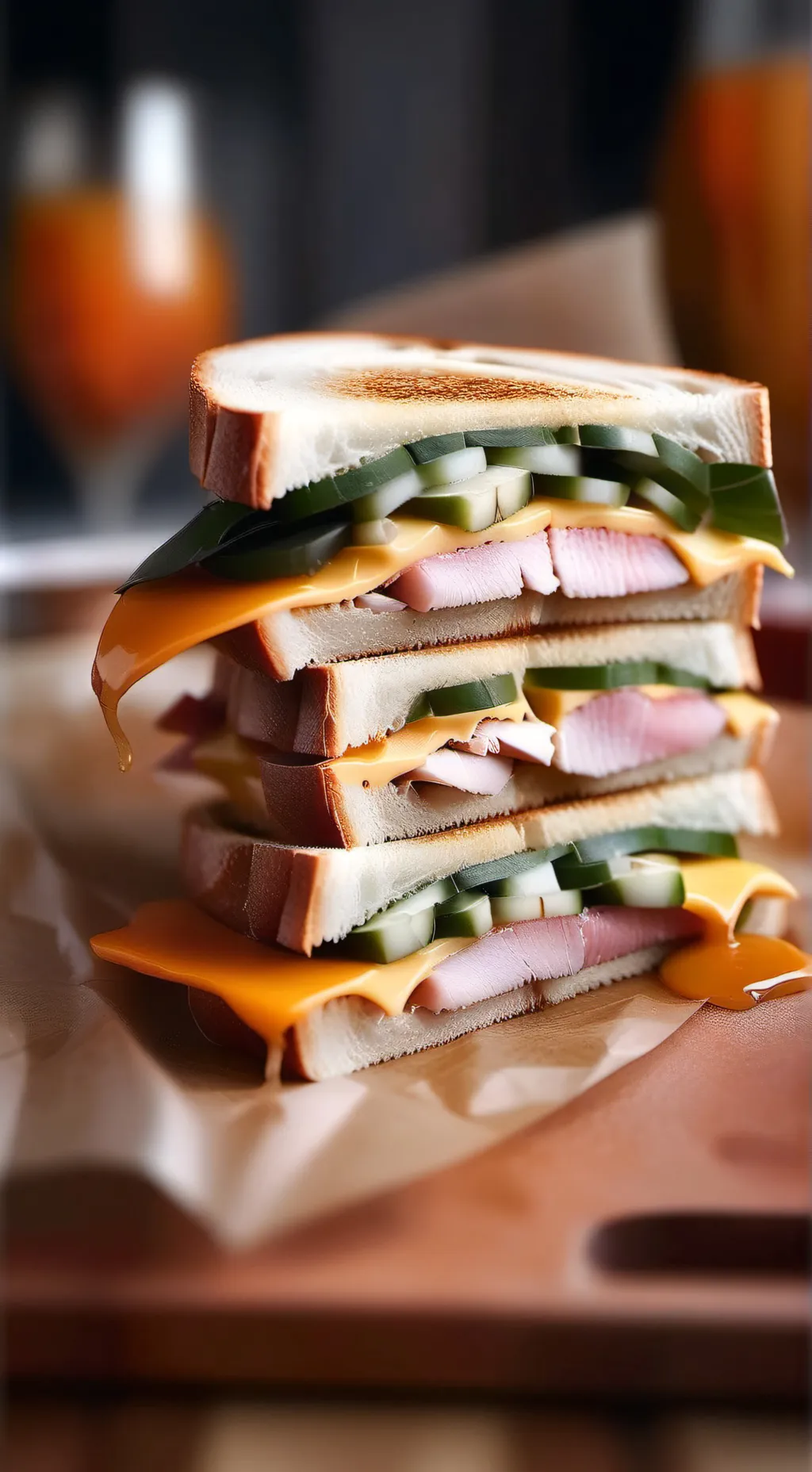 ai character: Sandwich background