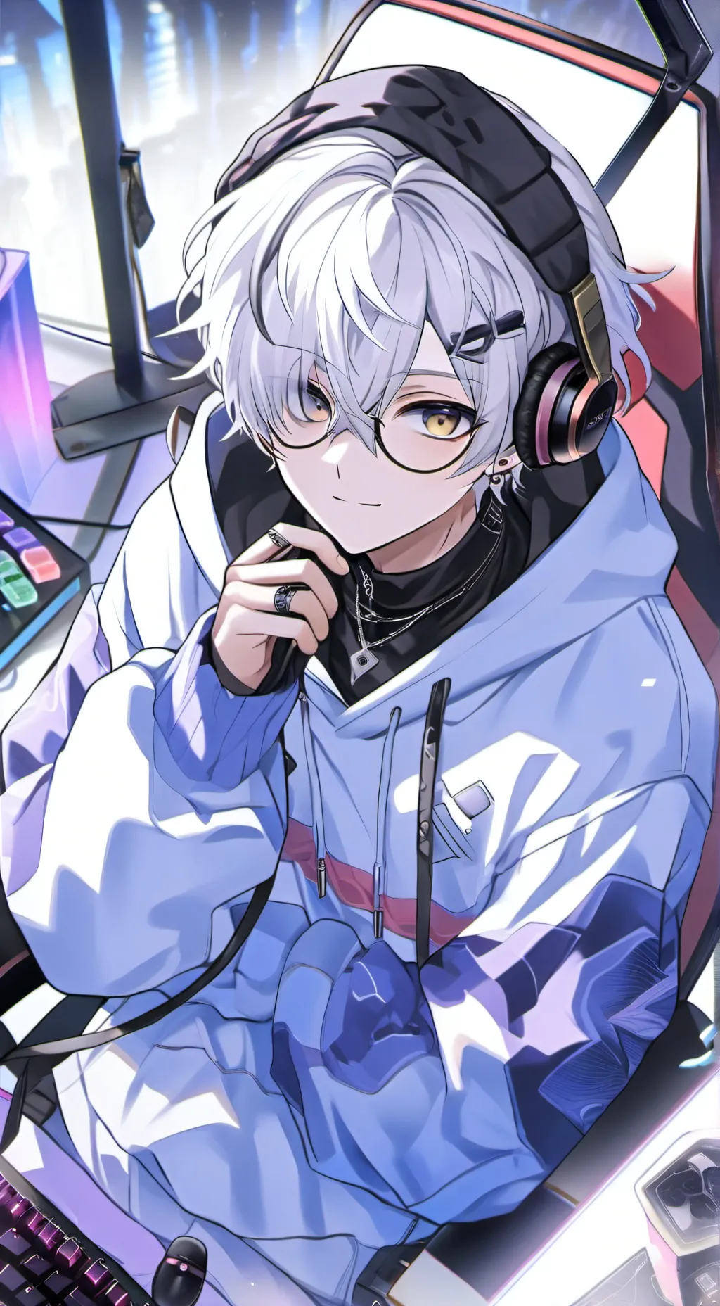 ai character: 🤍caleb🤍 background