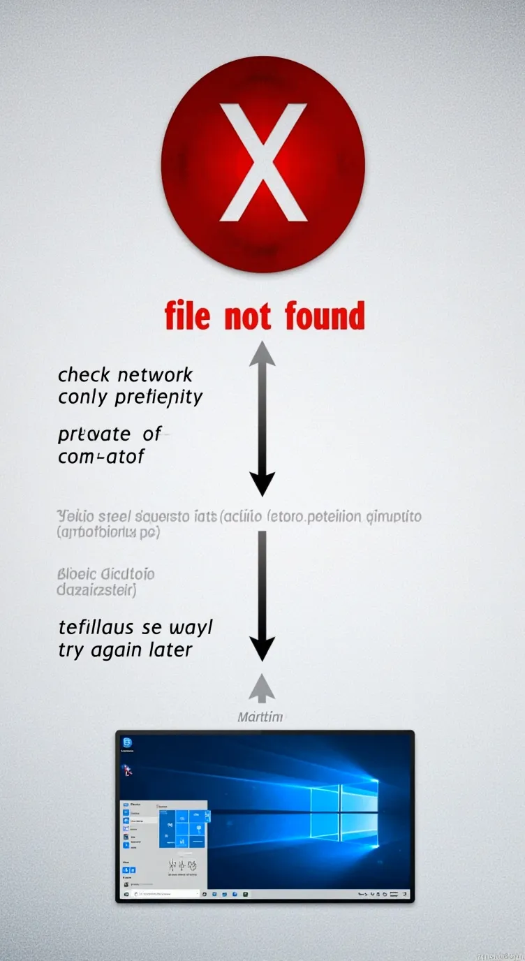 ai character: Broken windows 10 background
