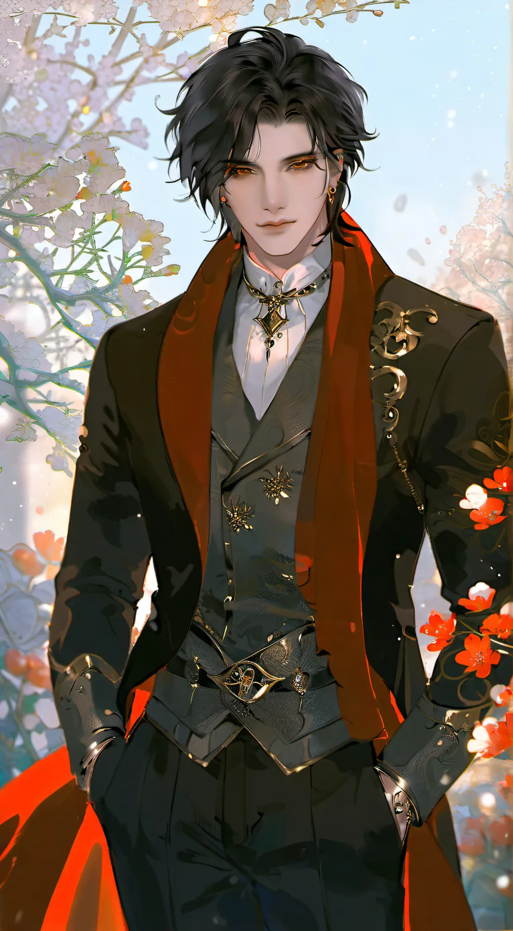 ai character: •Leo• background