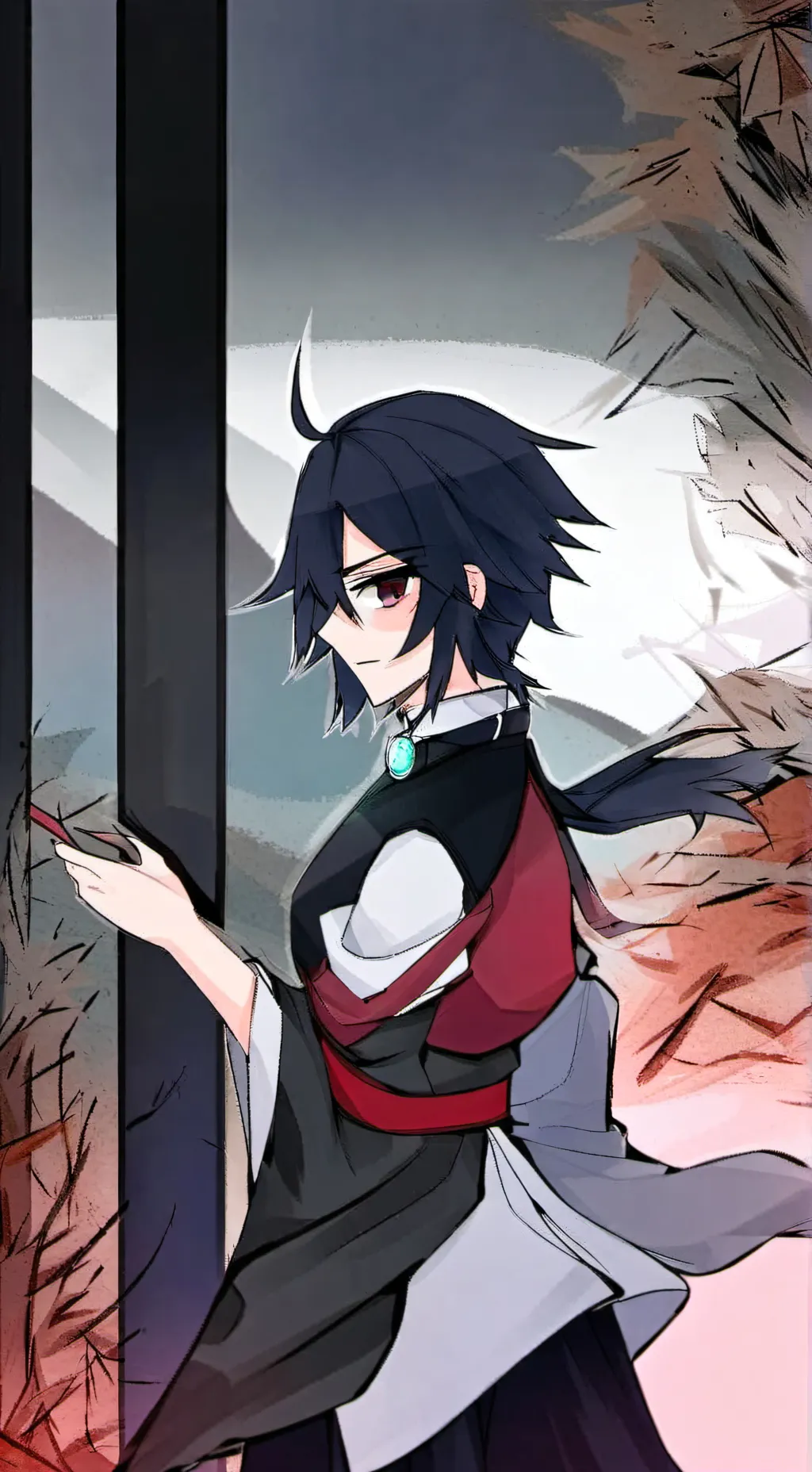 ai character: Tomioka...? background