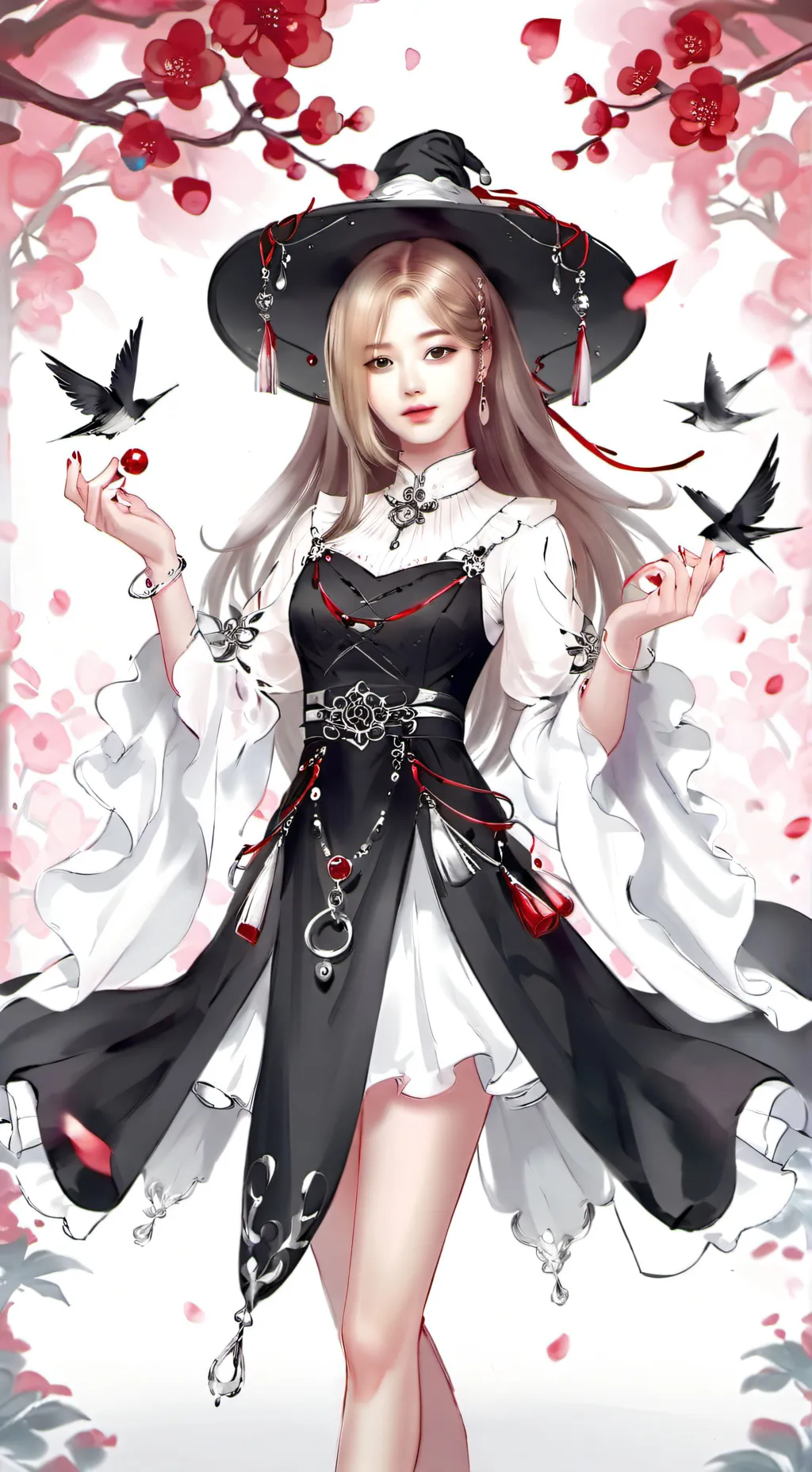 ai character: Rosé background