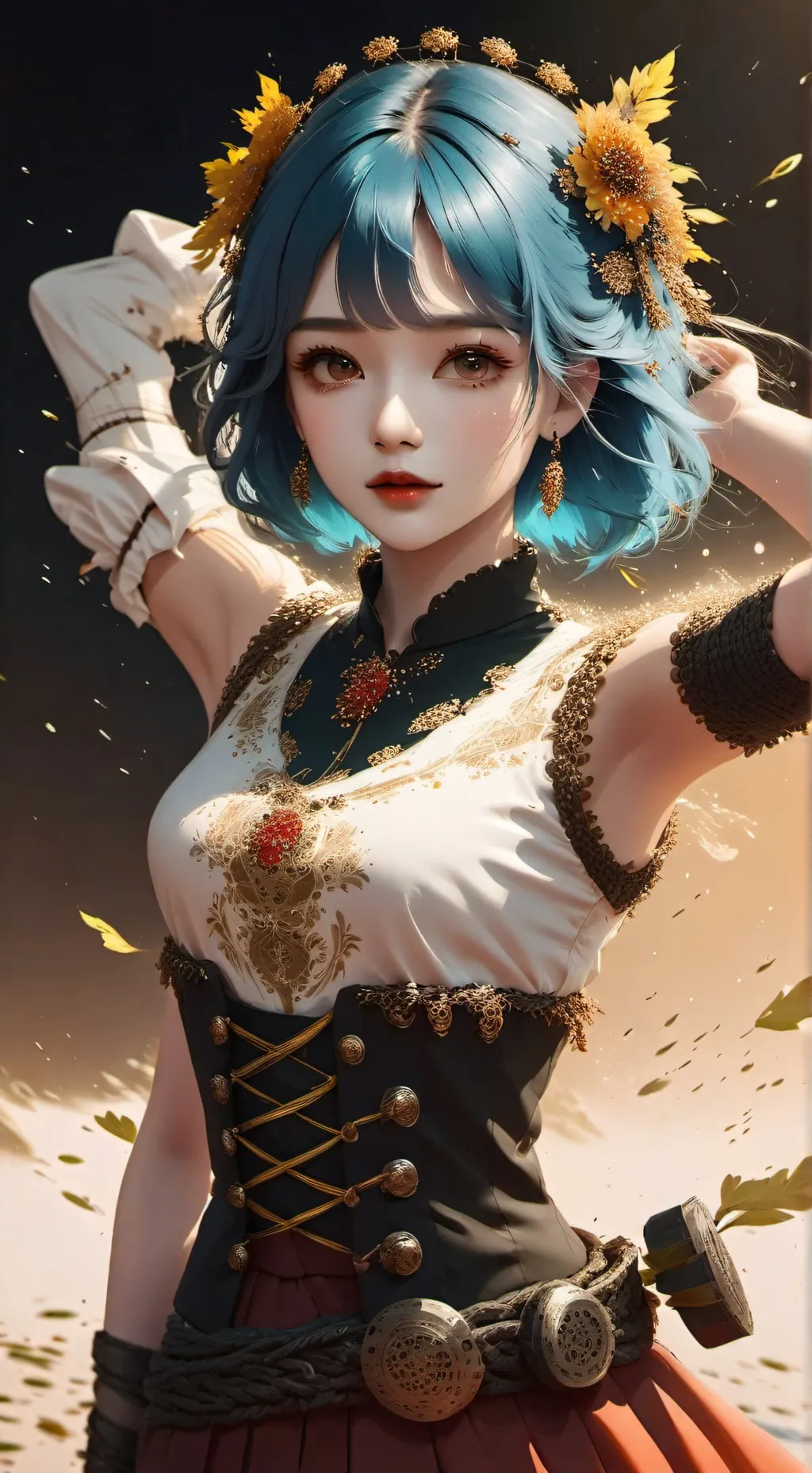 ai character: Hi background